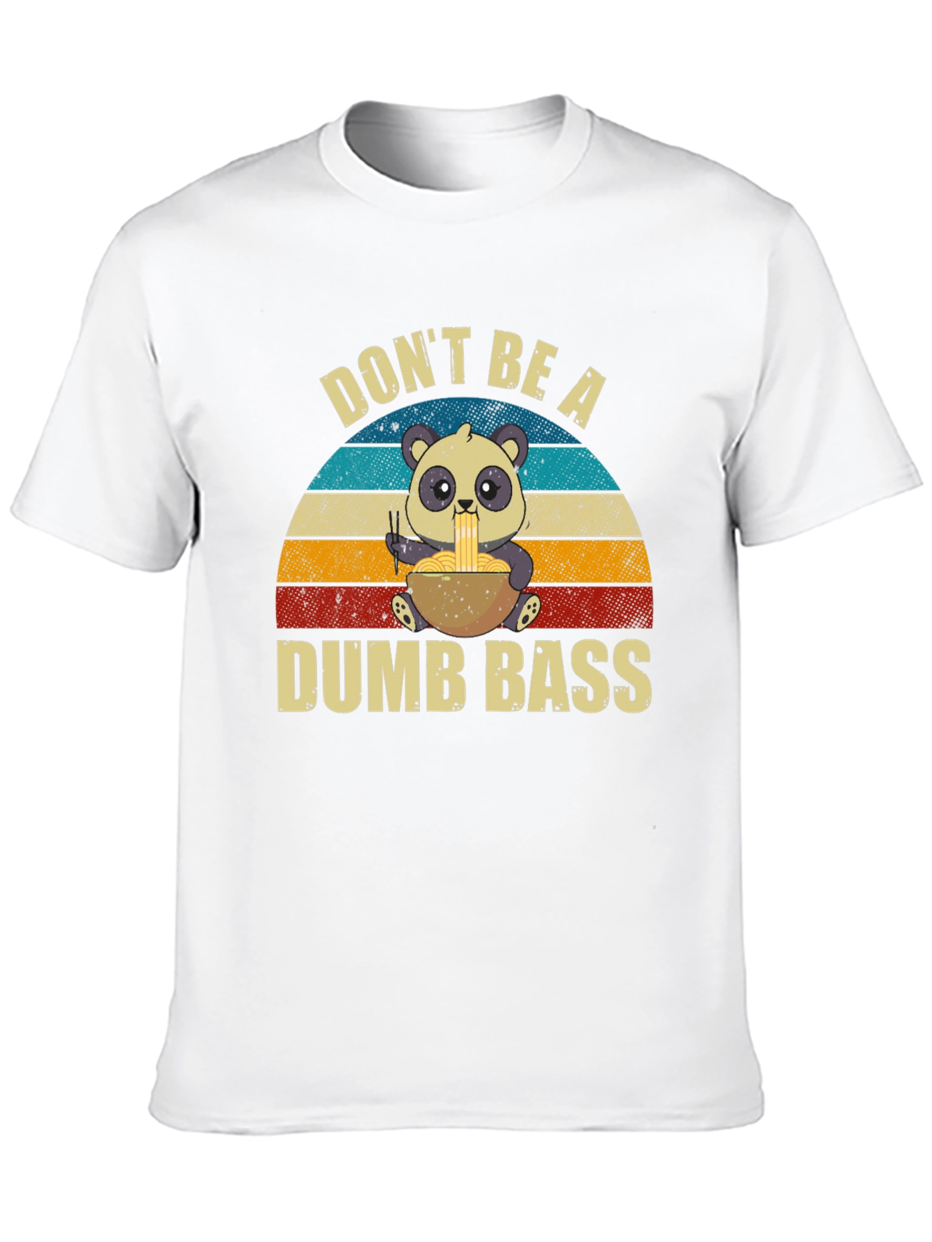Camiseta Panda Comiendo Ramen - No Seas Tonto