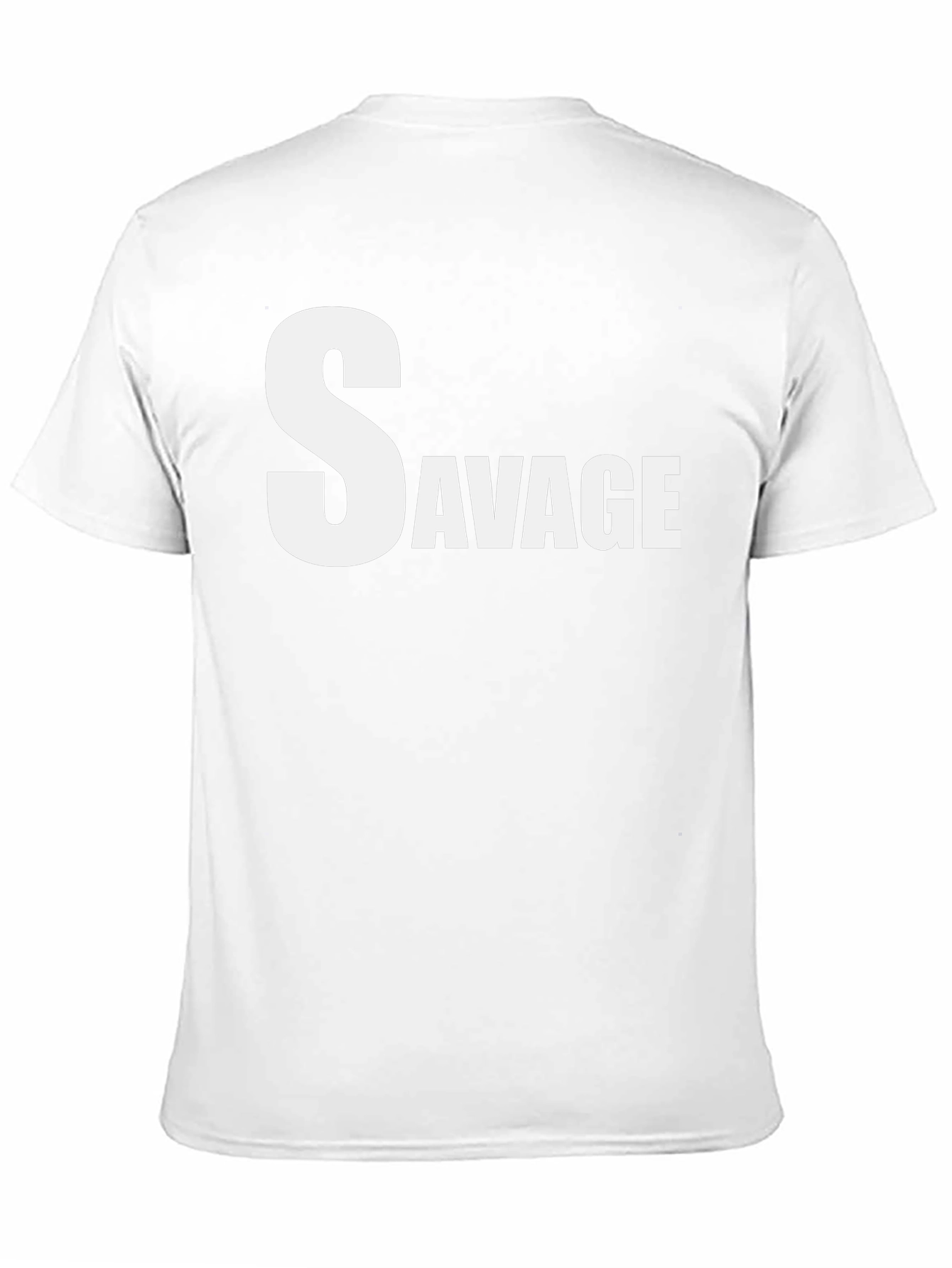Camiseta Negra Savage para Hombre - Estilo Urbano