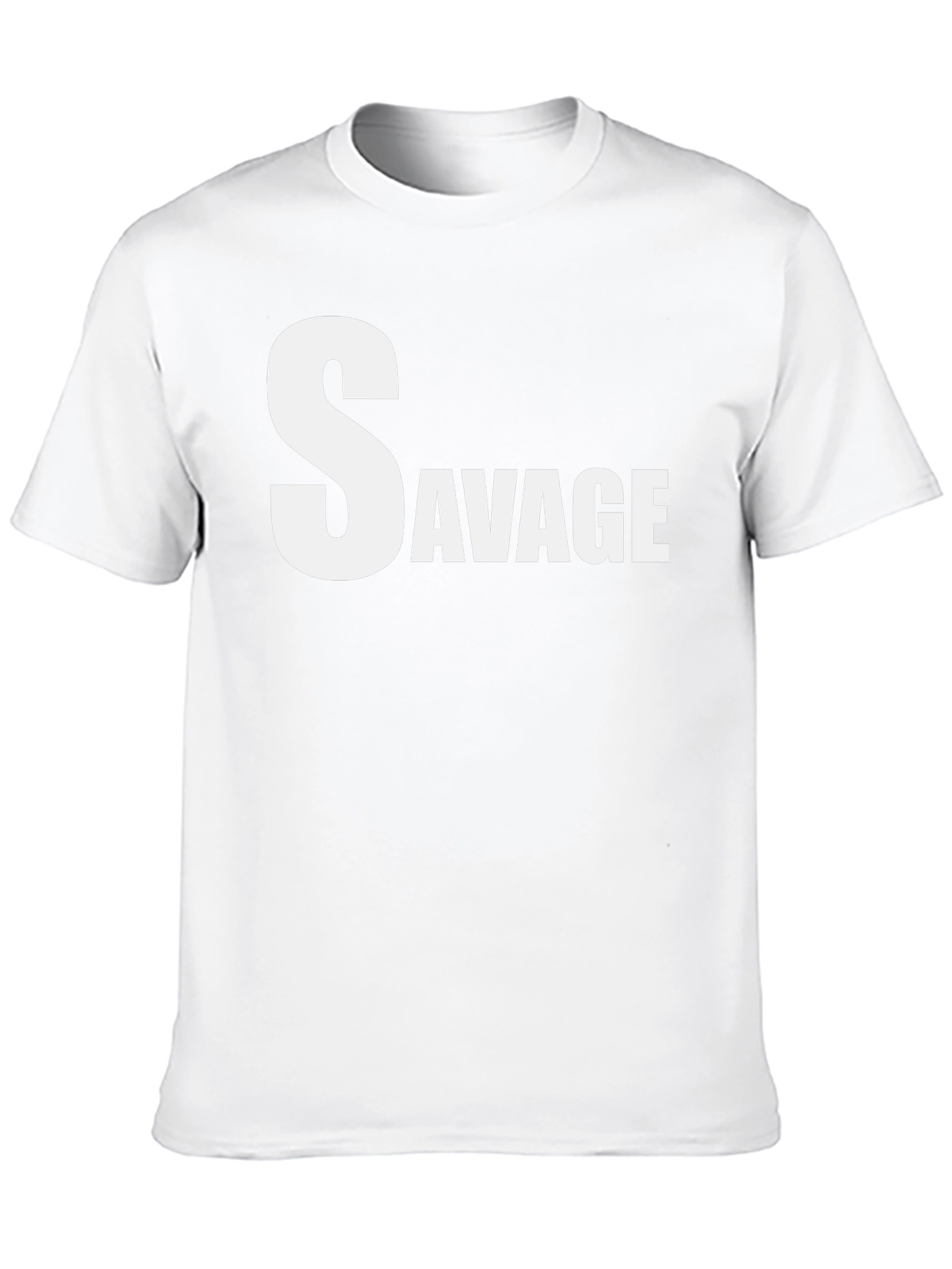 Camiseta Negra Savage para Hombre - Estilo Urbano