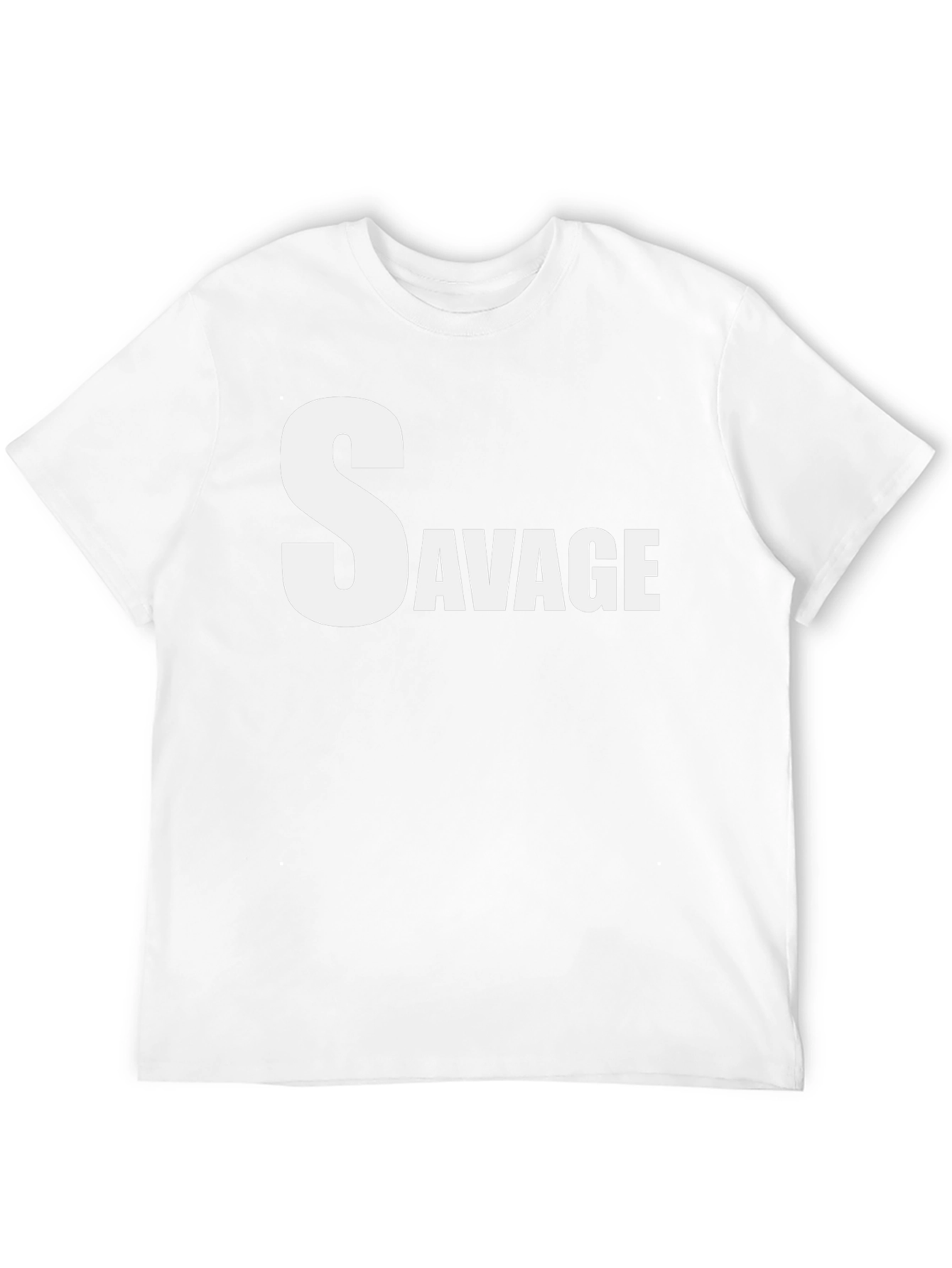 Camiseta Negra Savage para Hombre - Estilo Urbano