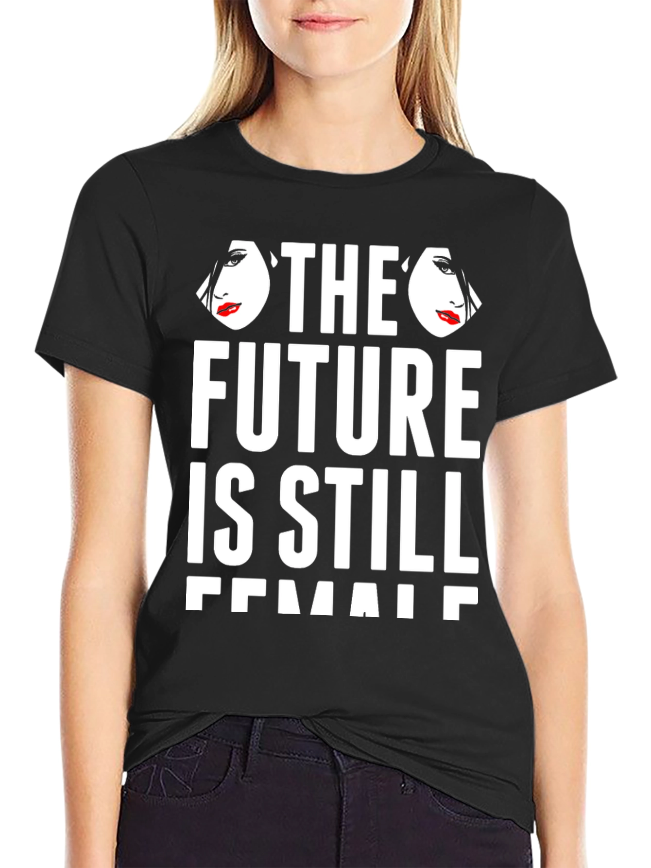 Camiseta Negra The Future Is Still Female