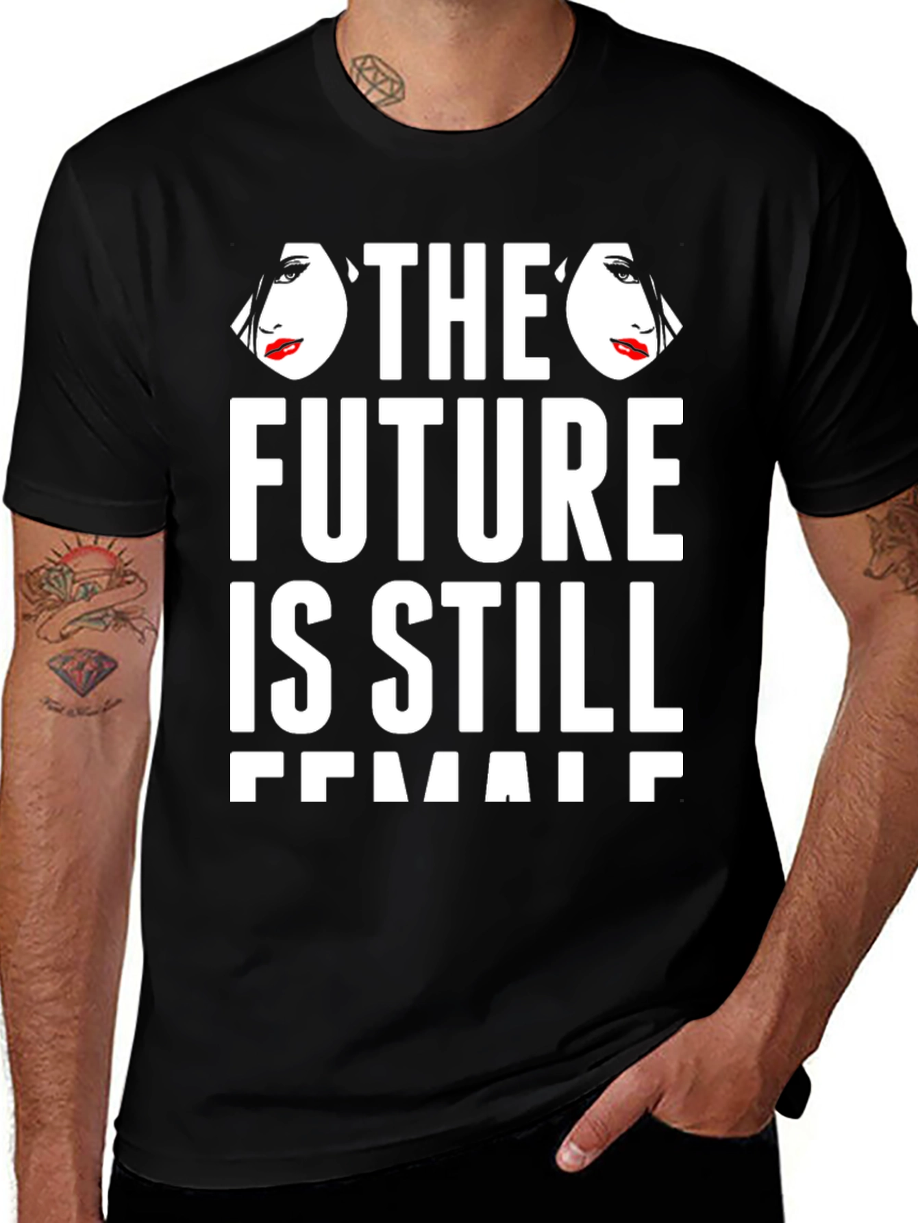 Camiseta Negra The Future Is Still Female