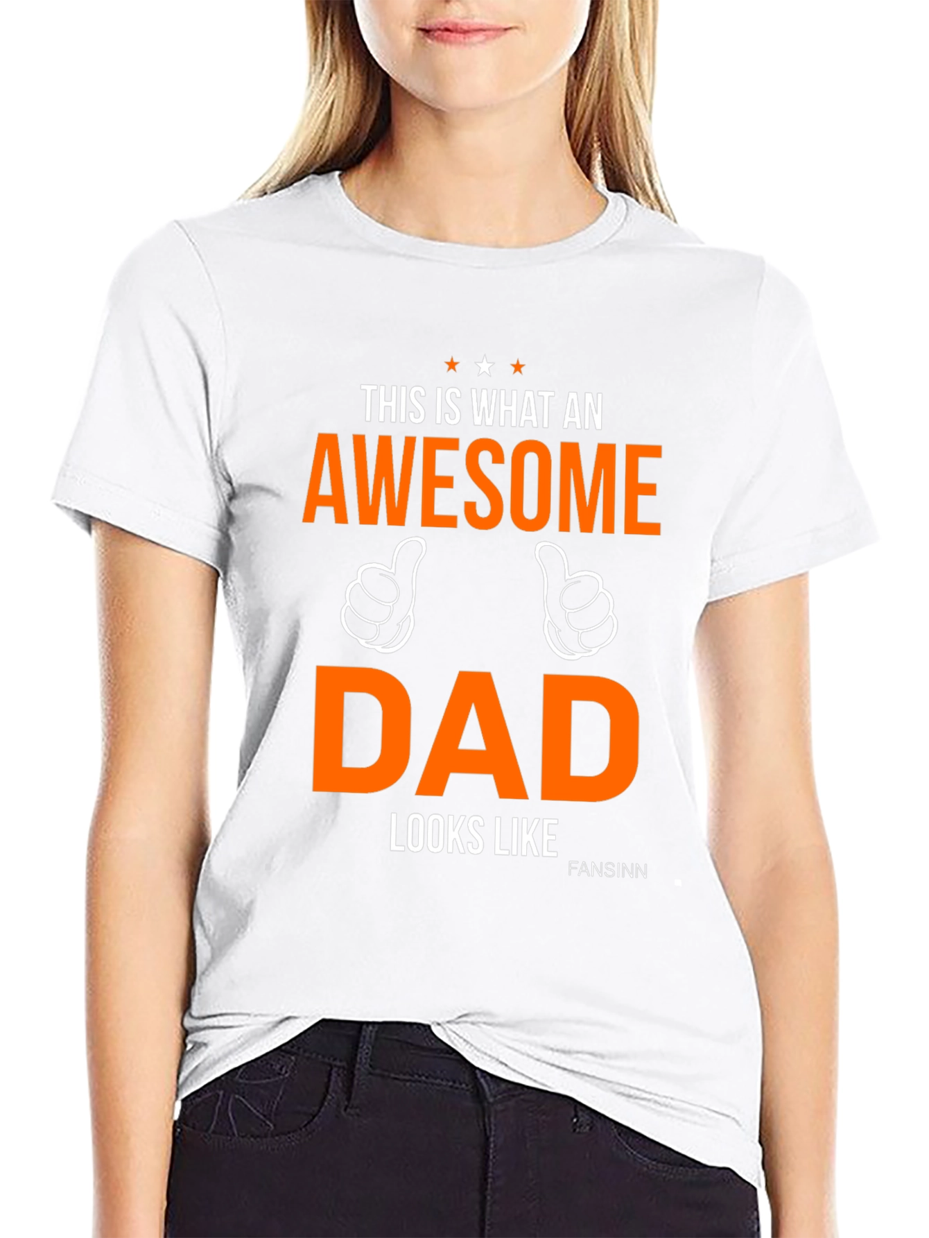 Camiseta Negra Awesome Dad