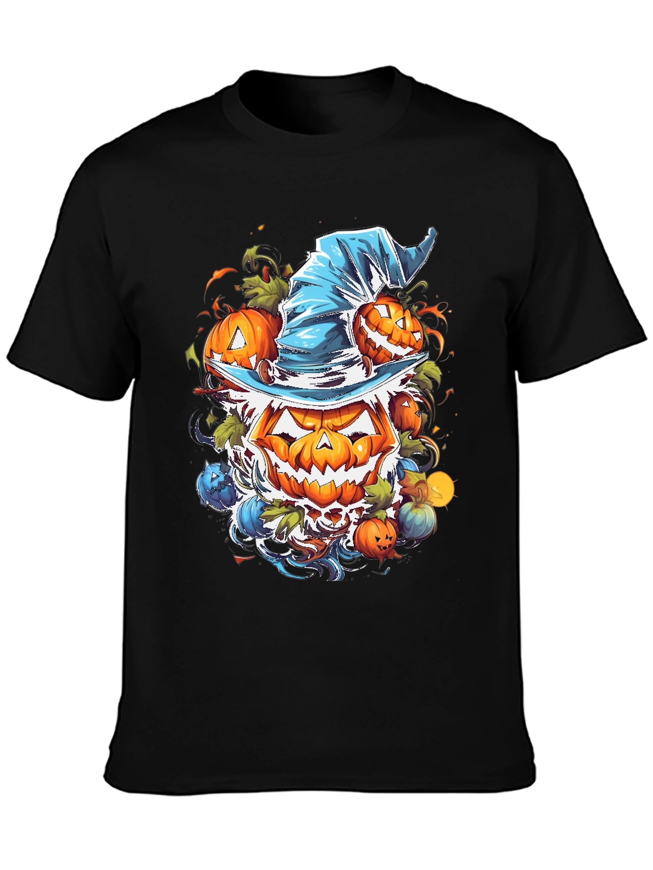 Camiseta Halloween Calabaza con Sombrero