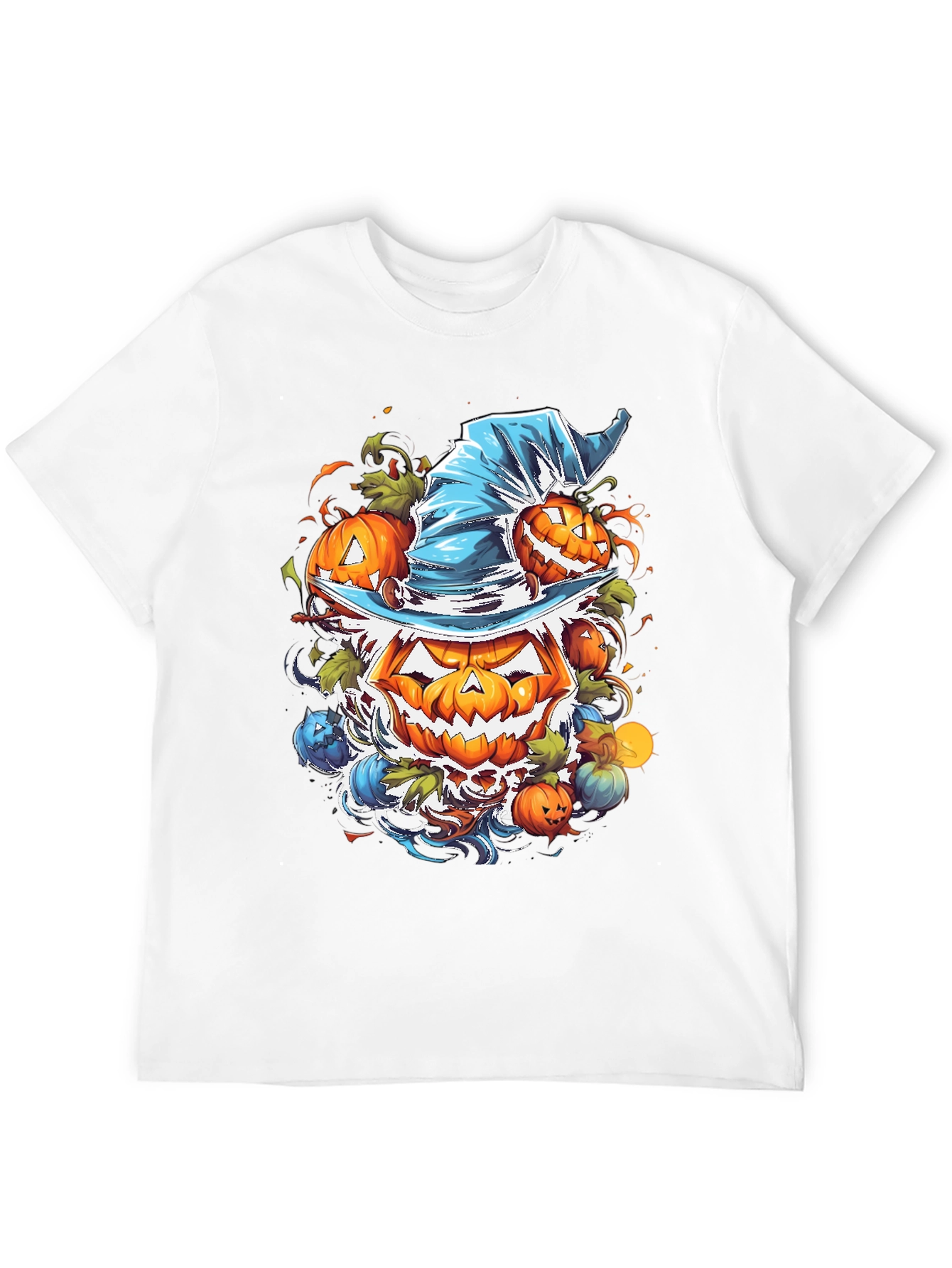 Camiseta Halloween Calabaza con Sombrero