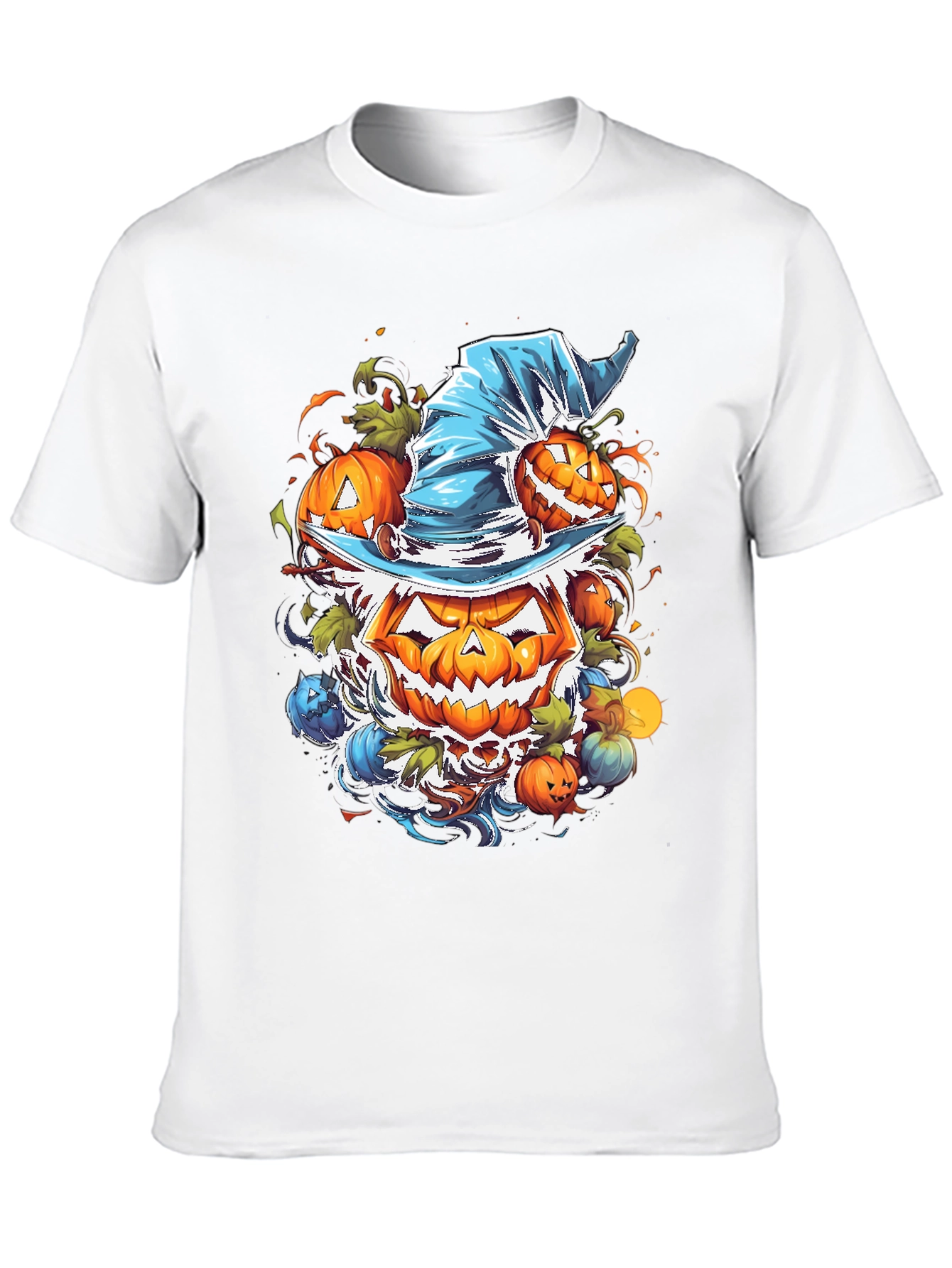 Camiseta Halloween Calabaza con Sombrero