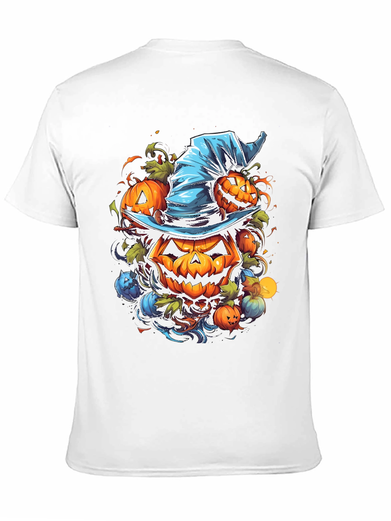 Camiseta Halloween Calabaza con Sombrero