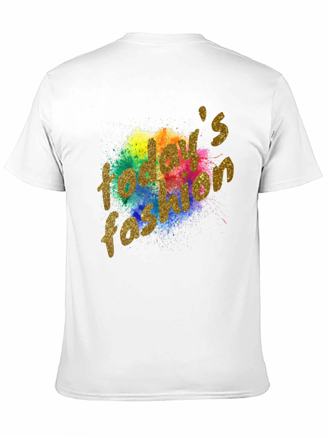 Camiseta Negra con Diseño Todays Fashion