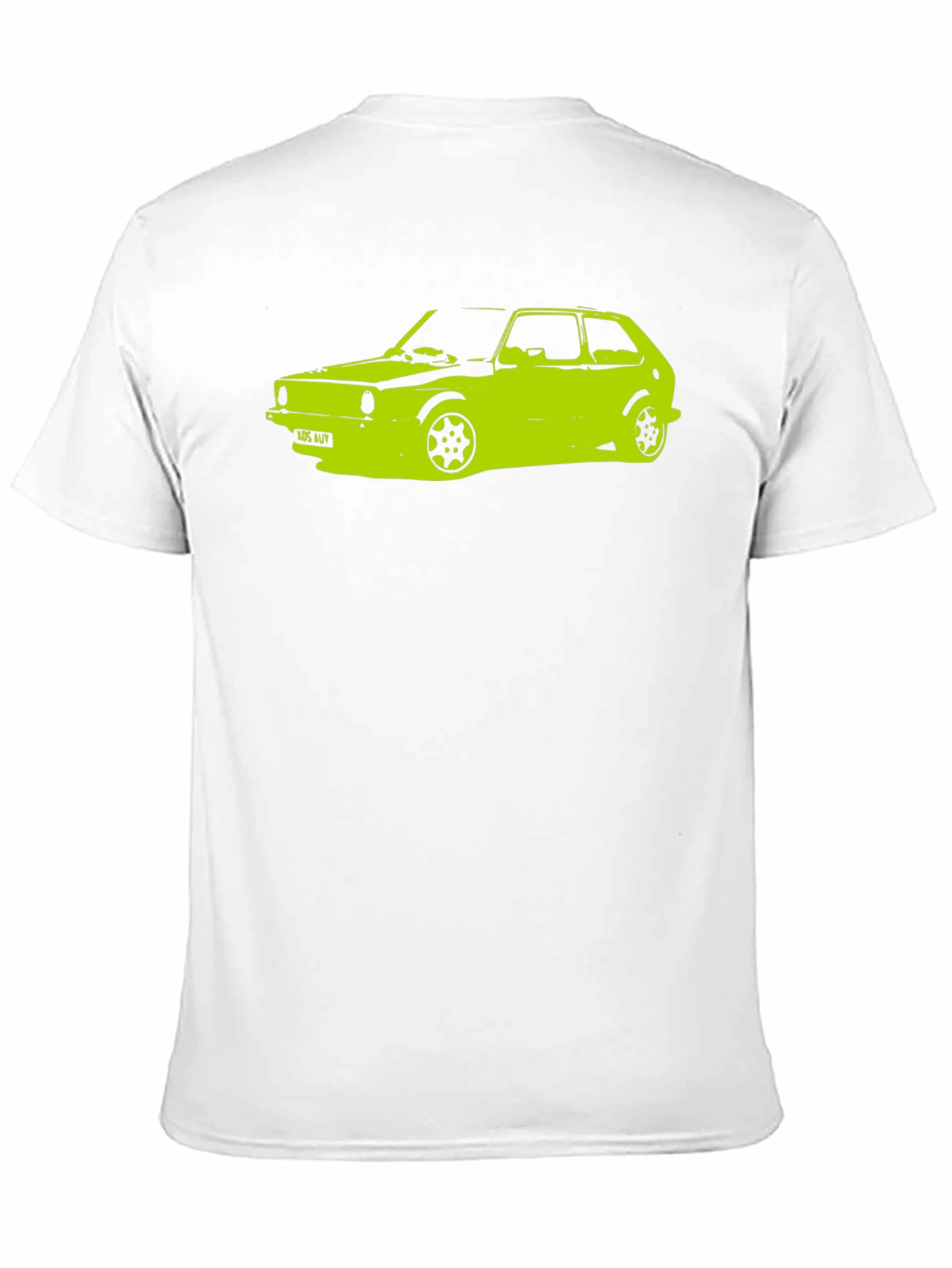 Camiseta Negra con Diseño de Coche Clásico