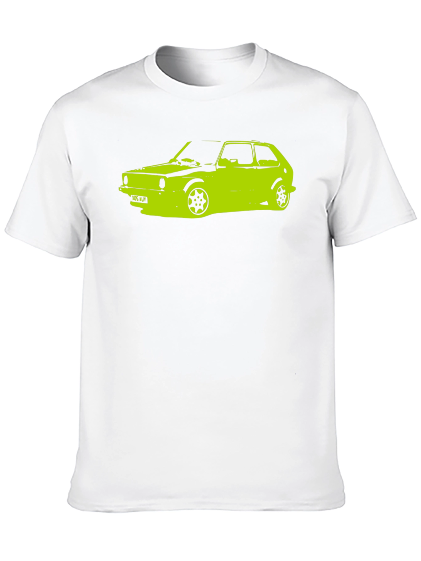 Camiseta Negra con Diseño de Coche Clásico
