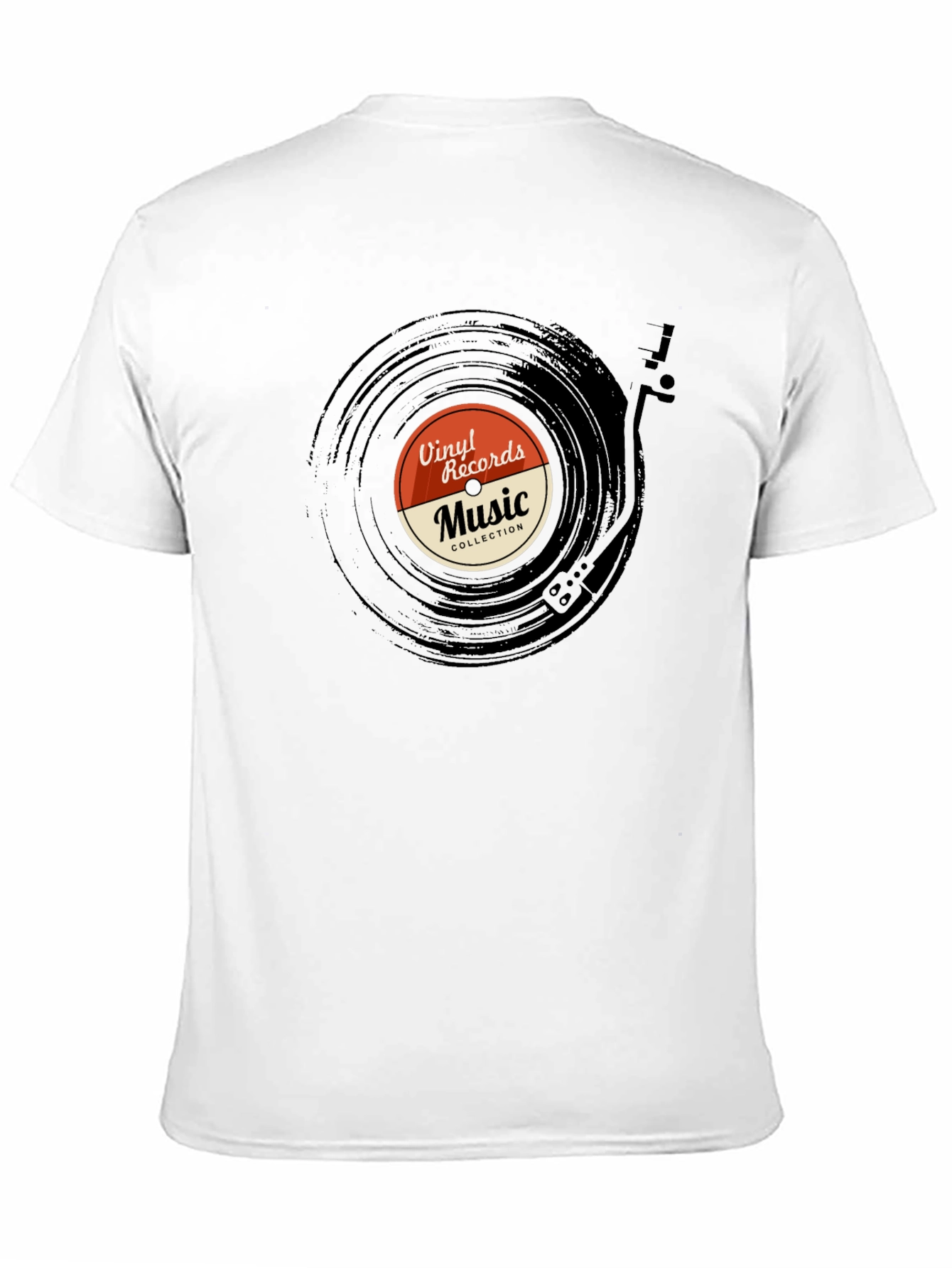 Camiseta Negra Vinilo Records Music Collection