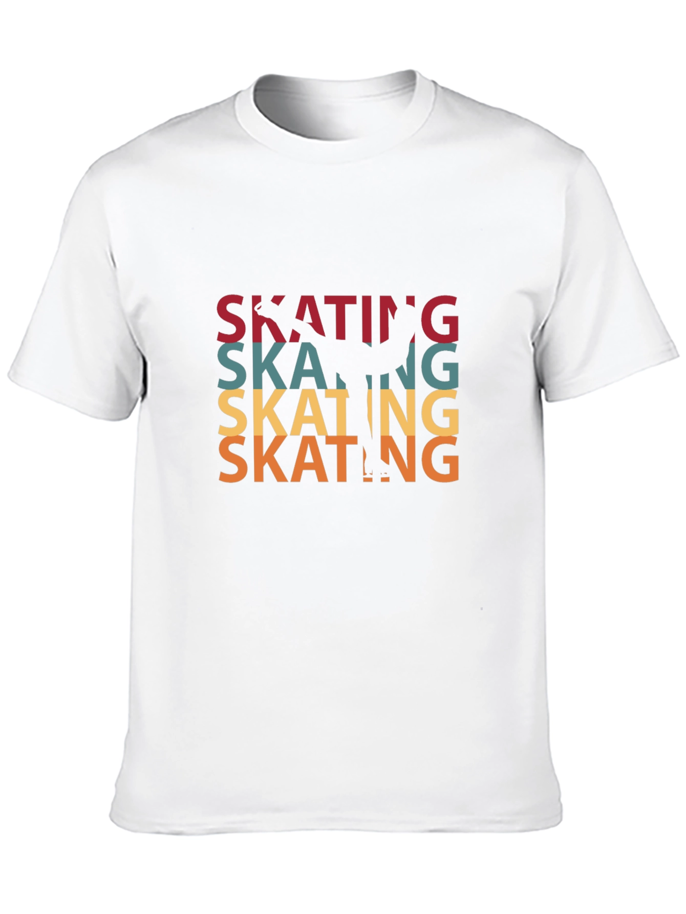 Camiseta Negra Patinaje Retro