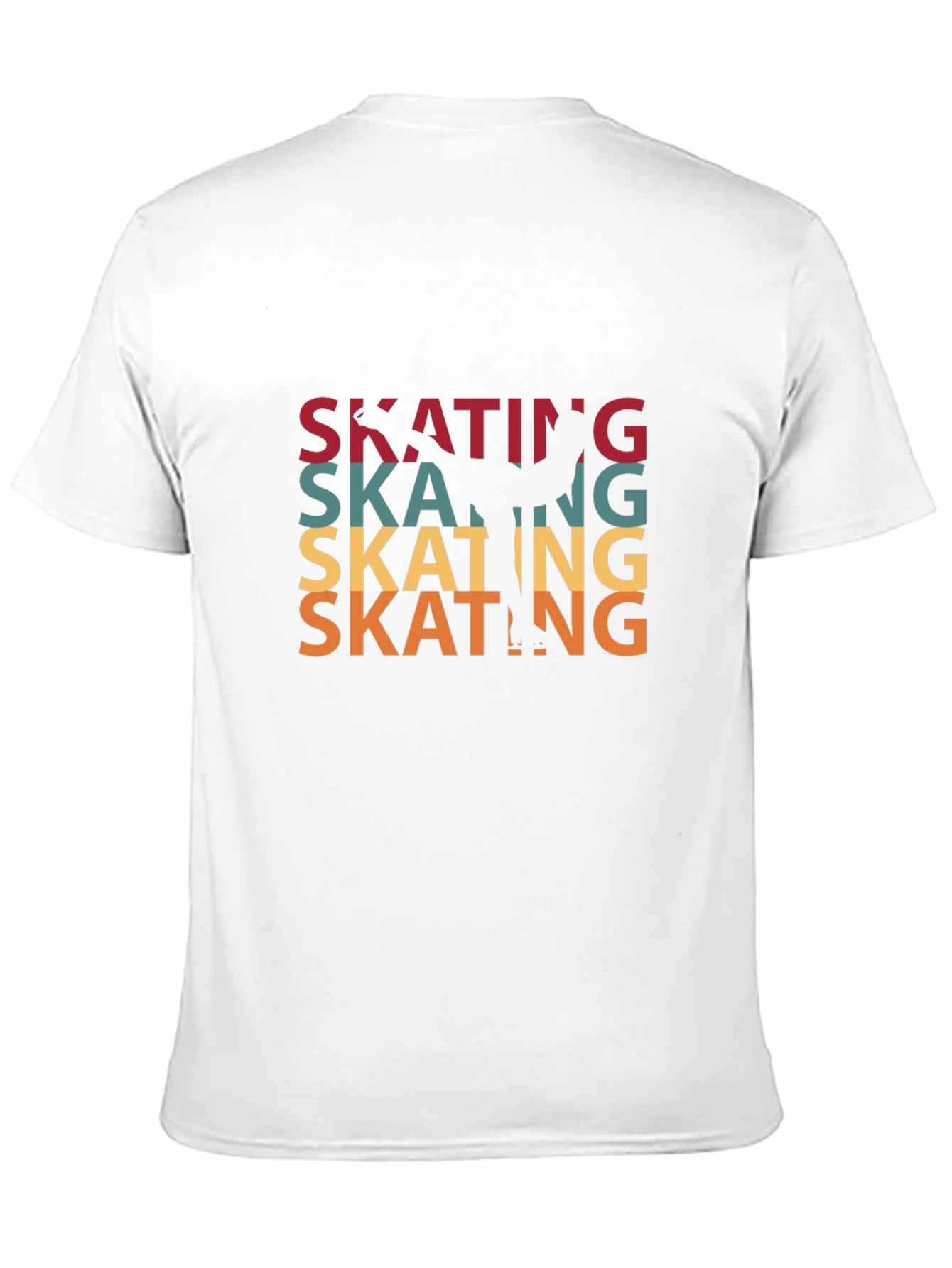 Camiseta Negra Patinaje Retro