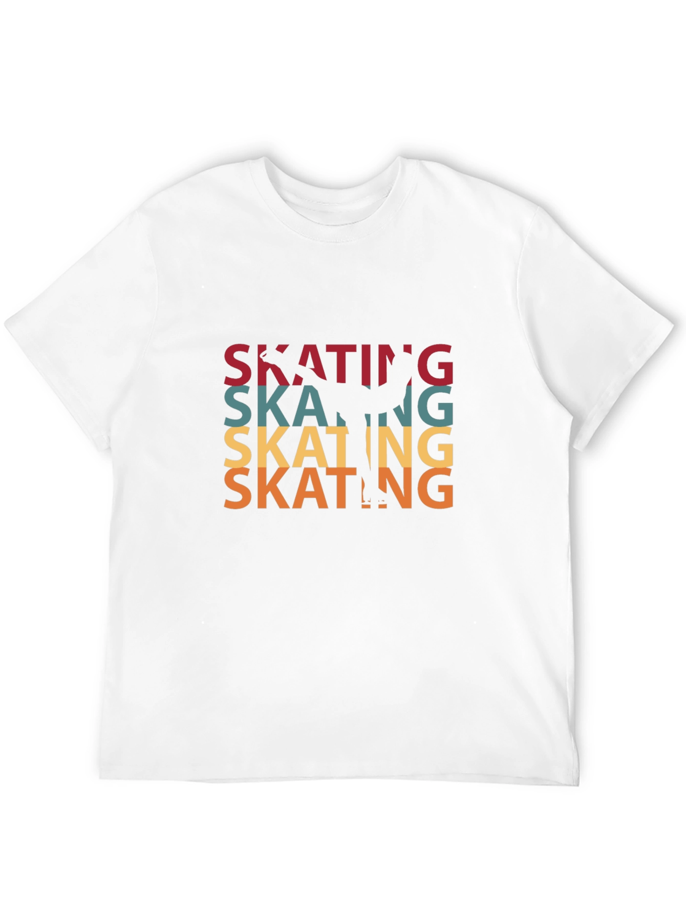 Camiseta Negra Patinaje Retro