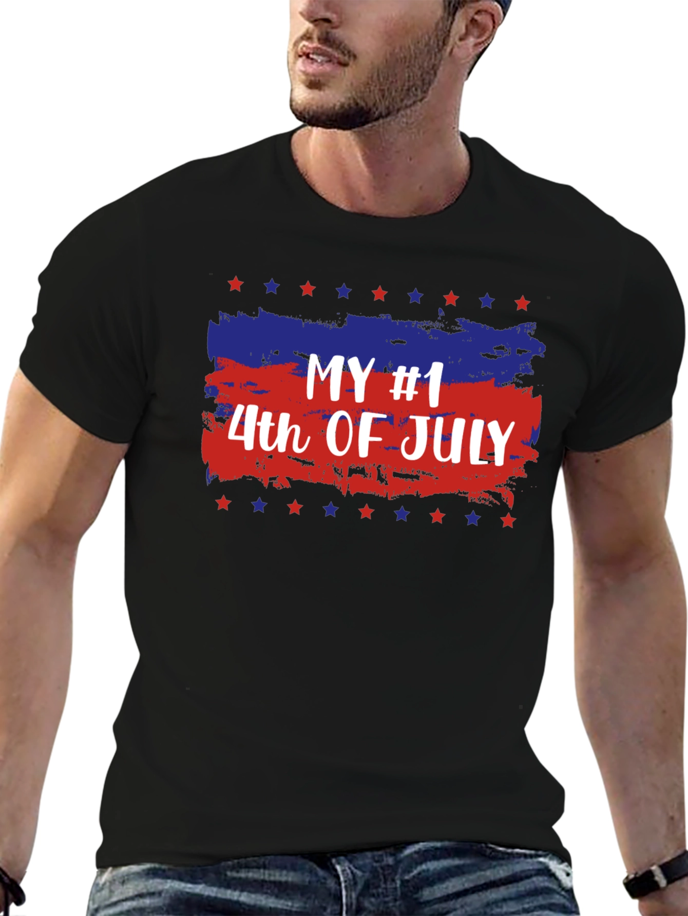 Camiseta patriótica del 4 de julio para hombre