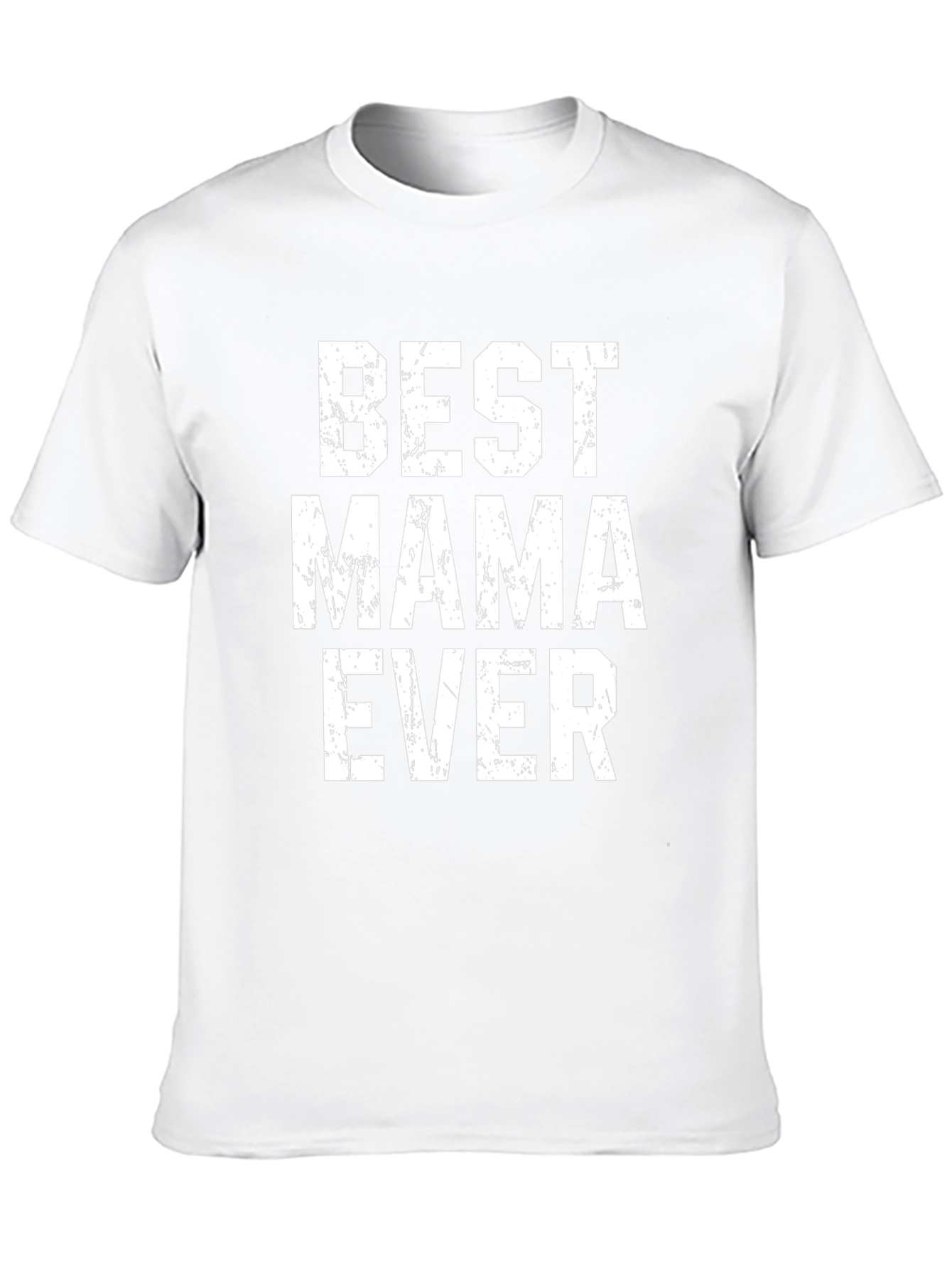 Camiseta Negra Best Mama Ever Estilo Grunge