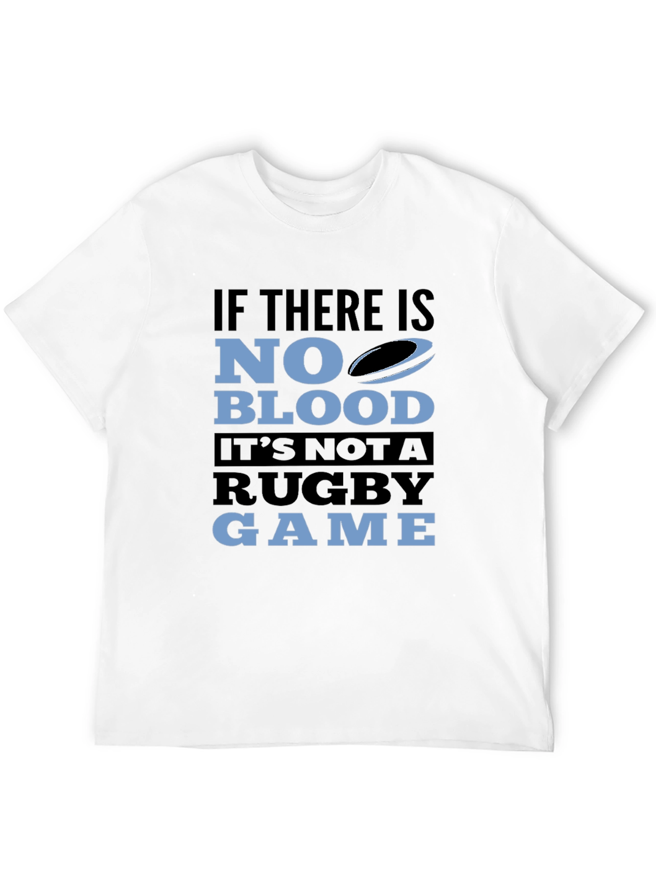 Camiseta Negra Rugby: Sin Sangre No Hay Juego