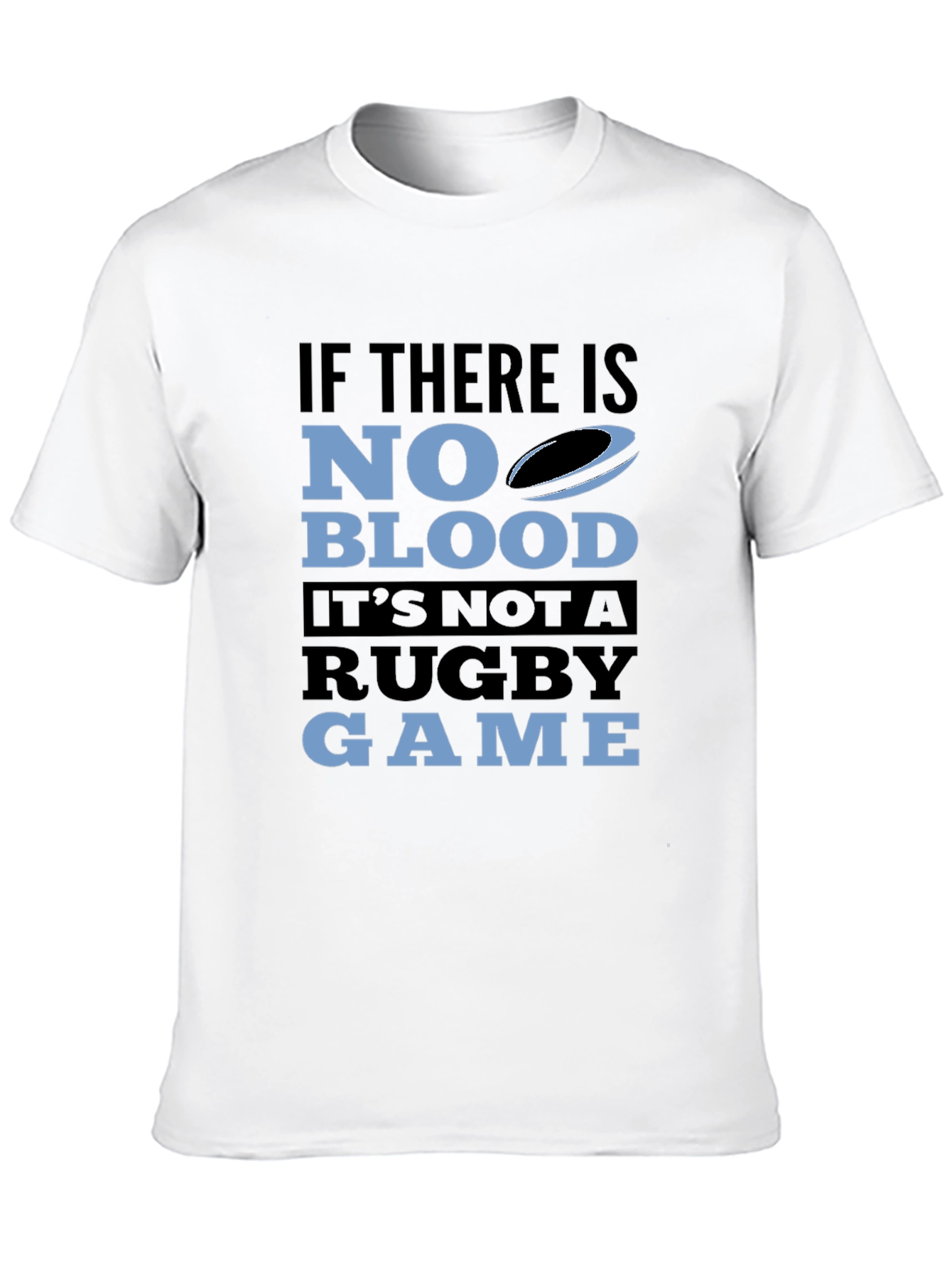 Camiseta Negra Rugby: Sin Sangre No Hay Juego