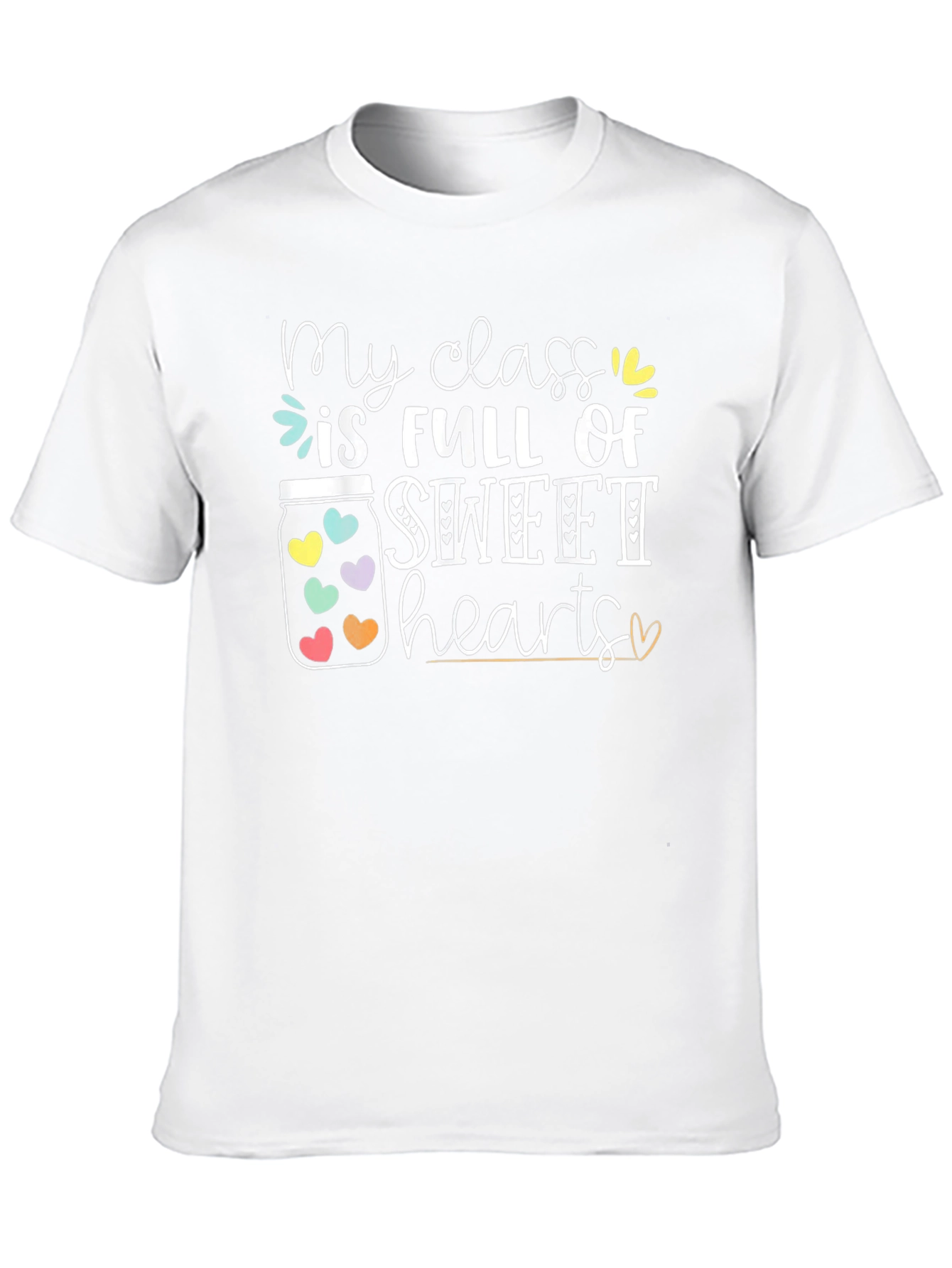 Camiseta Negra My Class is Full of Sweethearts