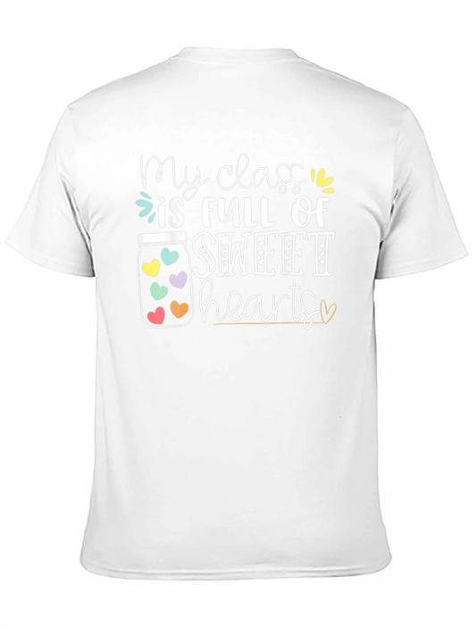 Camiseta Negra My Class is Full of Sweethearts