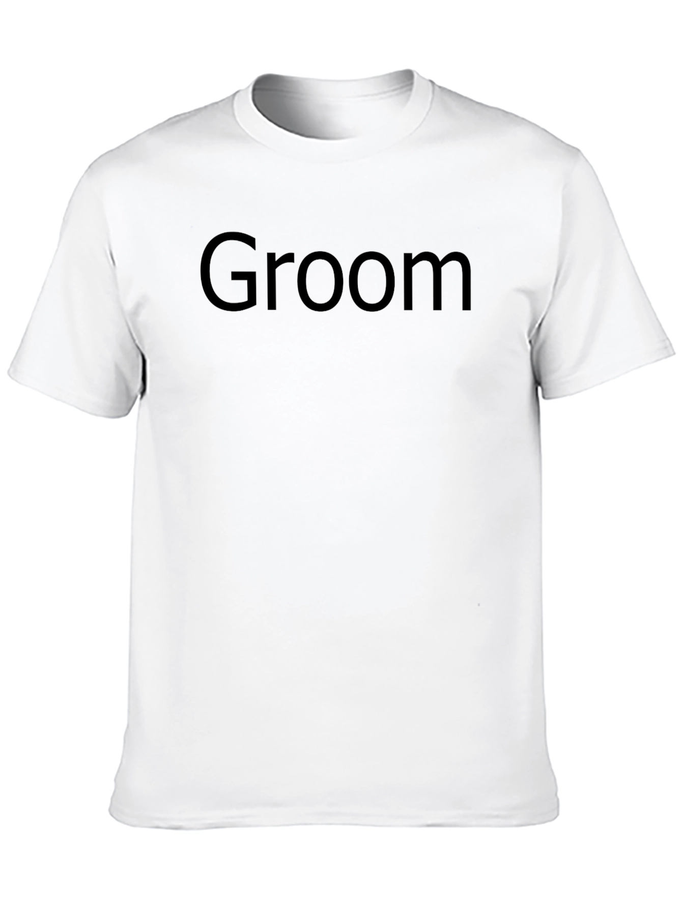 Camiseta Negra Groom para Hombre