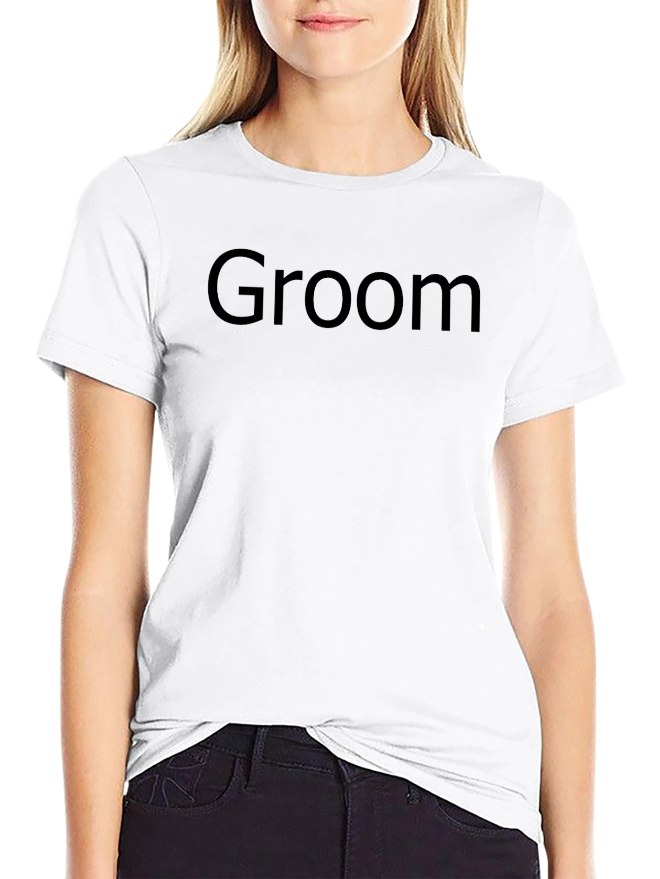 Camiseta Negra Groom para Hombre