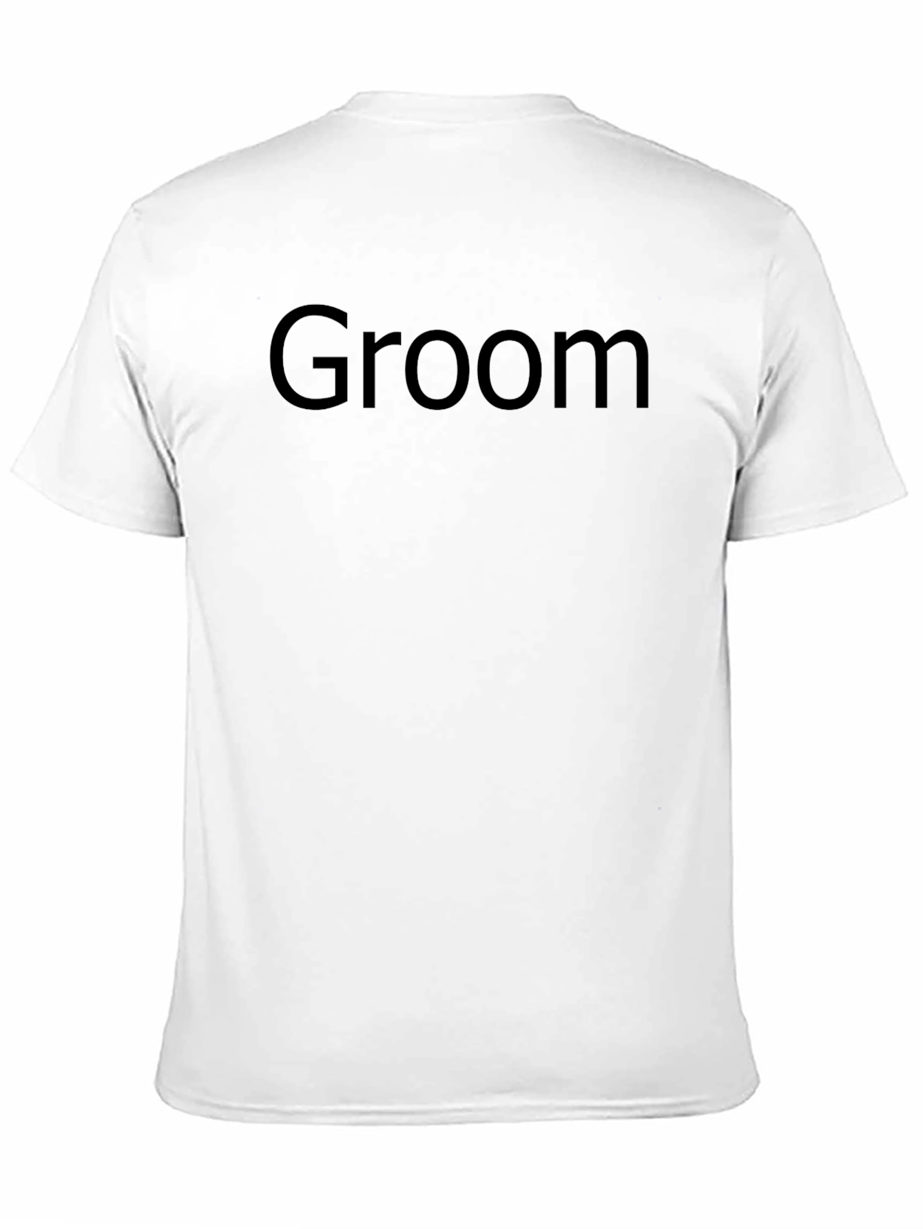 Camiseta Negra Groom para Hombre