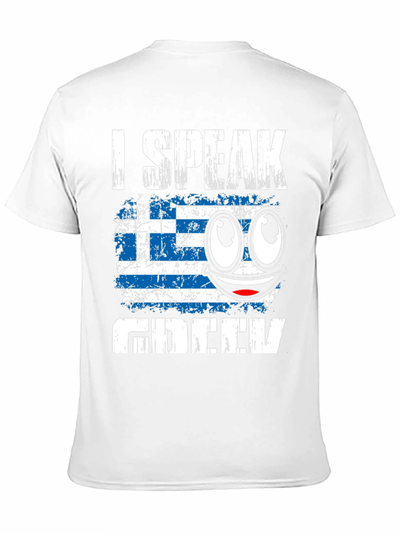 Camiseta Hablo Griego con Bandera de Grecia