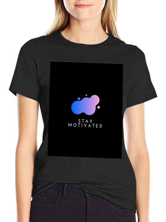 Camiseta Negra Stay Motivated