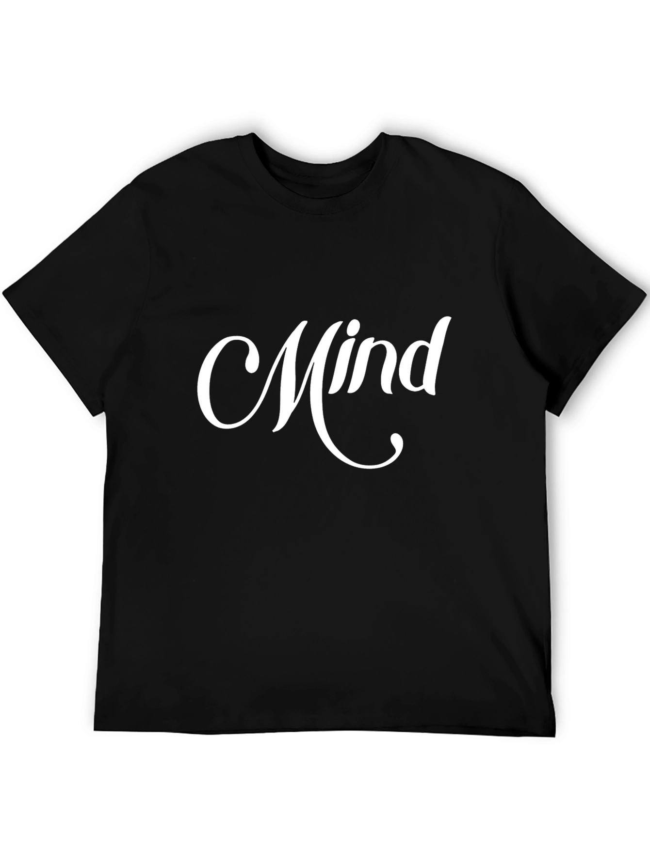 Camiseta Negra Mind Casual Hombre