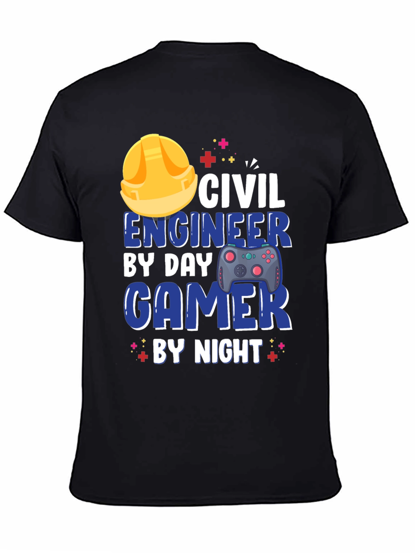 Camiseta Hombre Civil Engineer Gamer