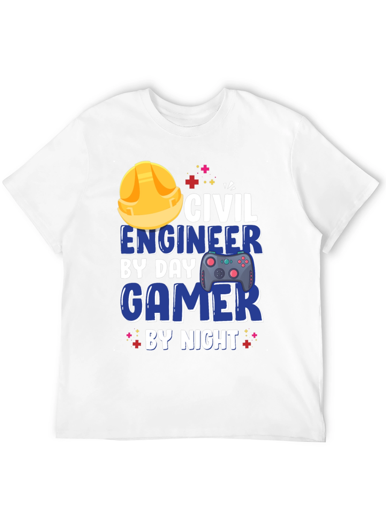 Camiseta Hombre Civil Engineer Gamer