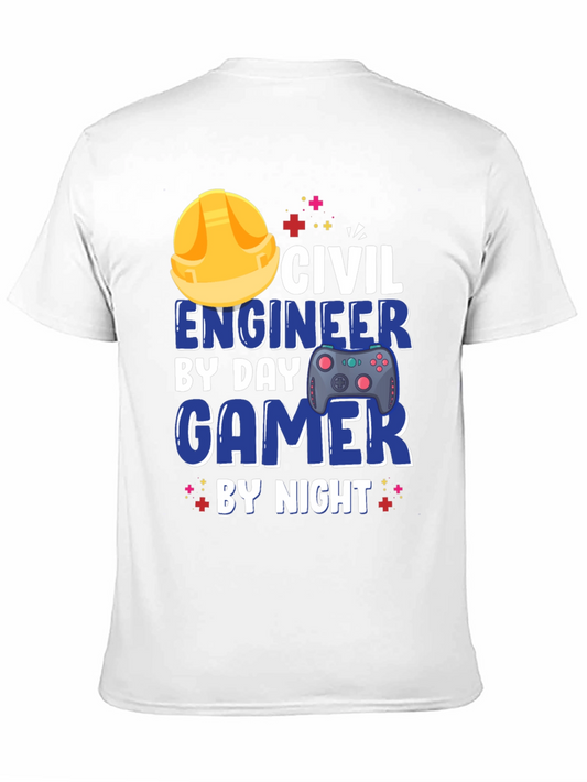 Camiseta Hombre Civil Engineer Gamer