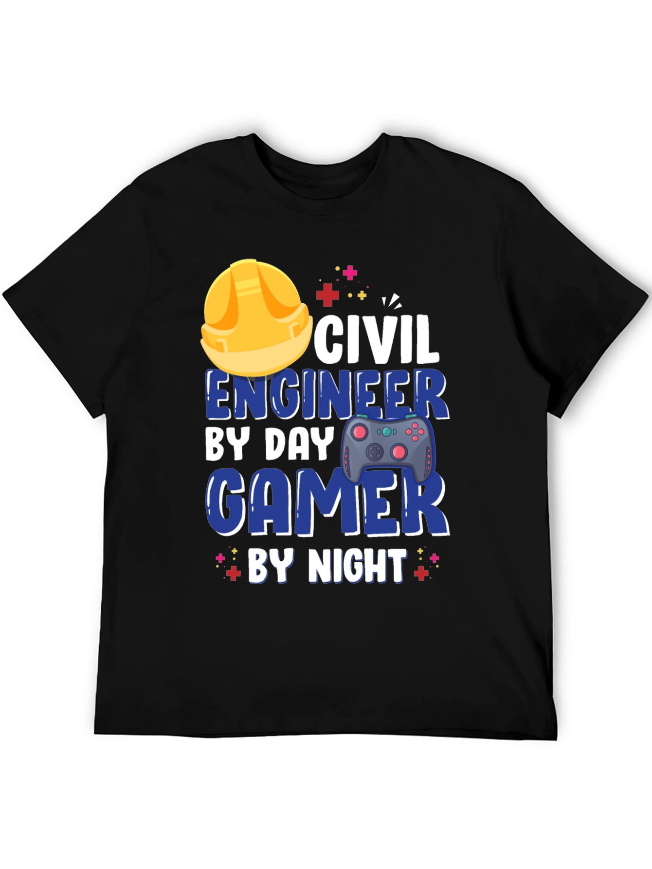 Camiseta Hombre Civil Engineer Gamer