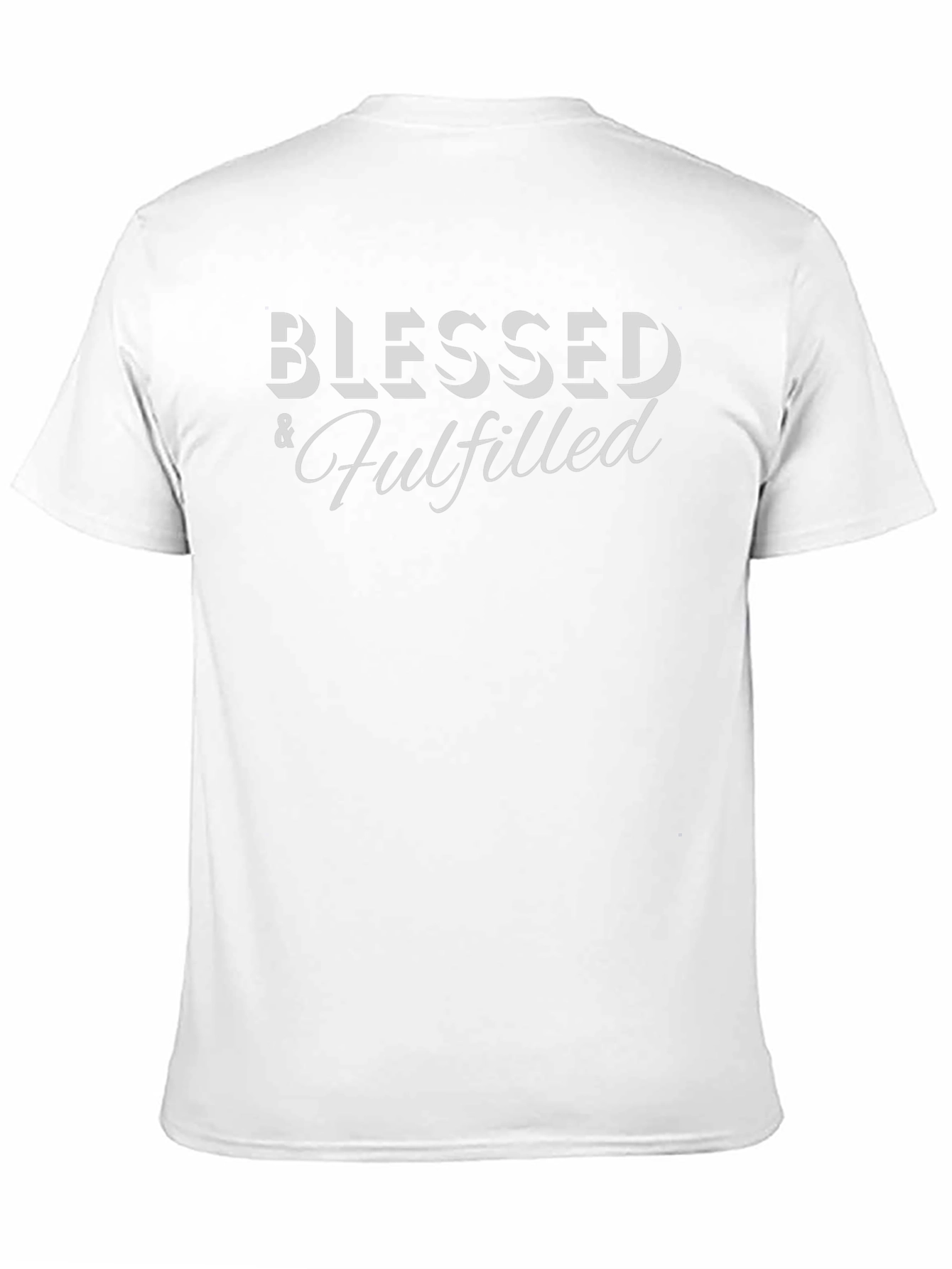 Camiseta Negra: Bendecido y Cumplido