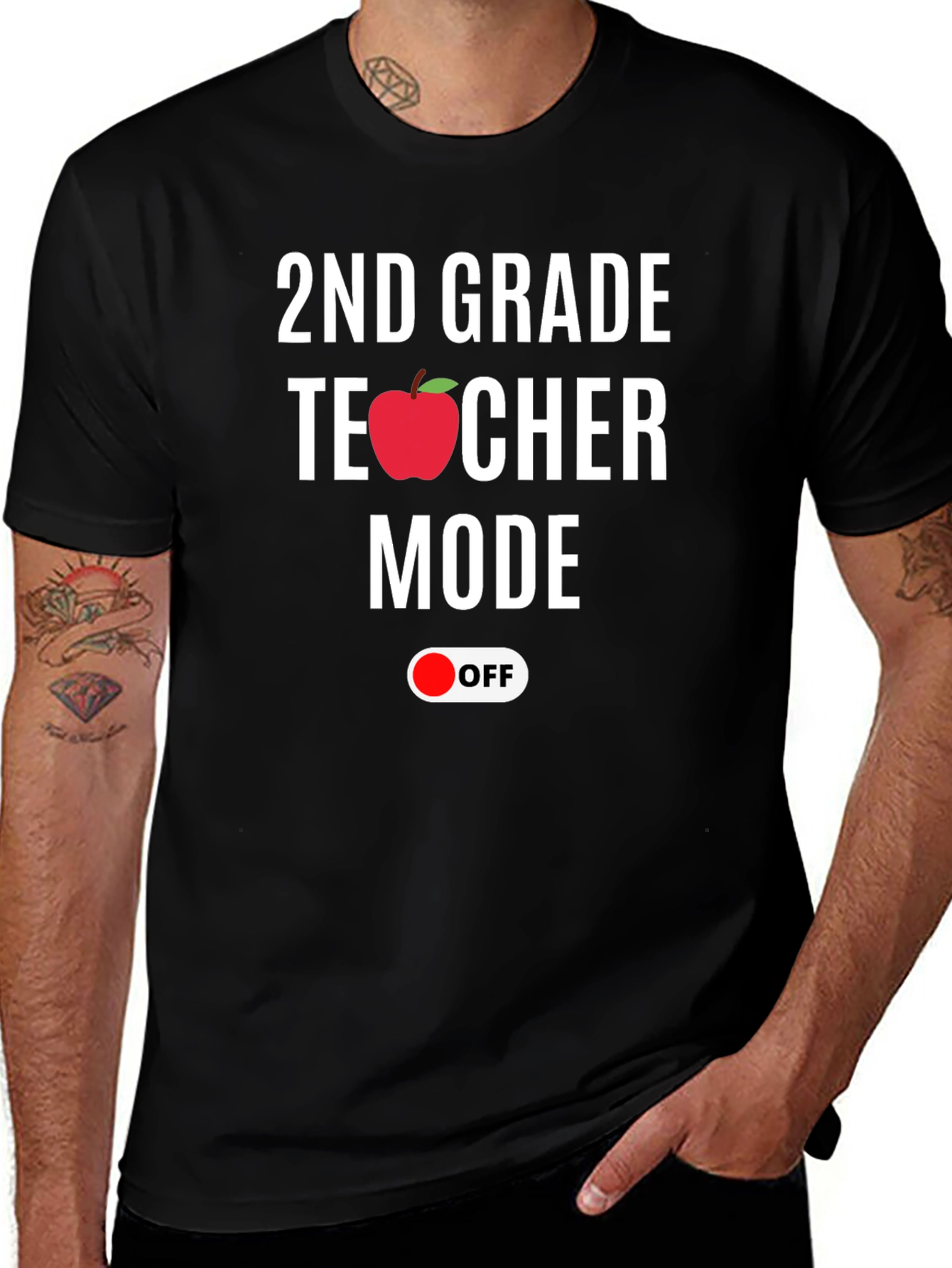 Camiseta Profesor de Segundo Grado - Modo OFF