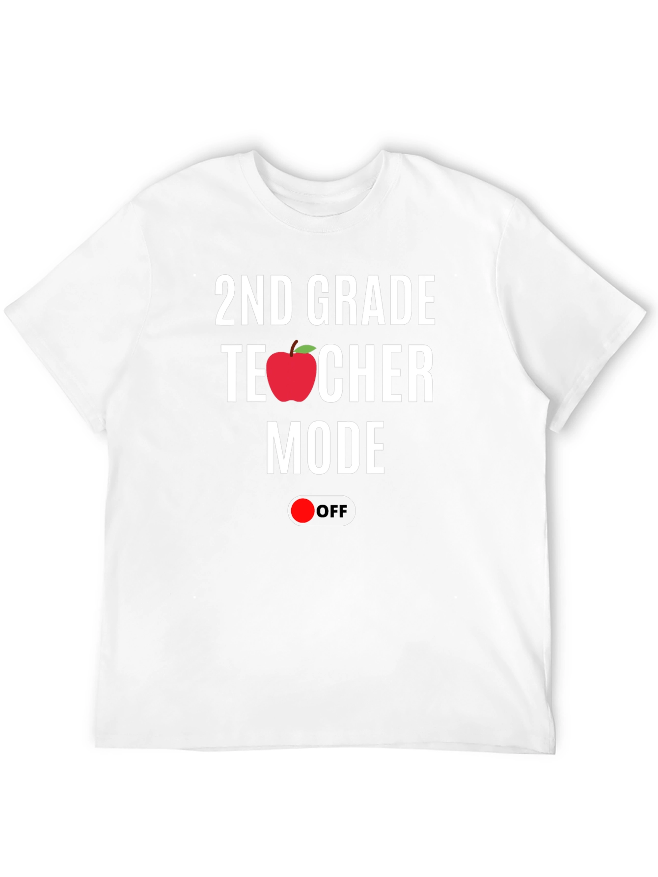 Camiseta Profesor de Segundo Grado - Modo OFF