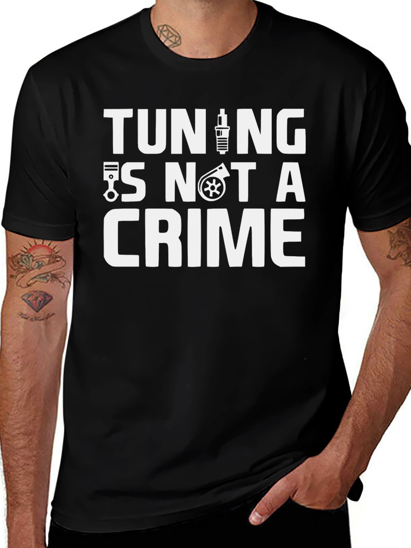 Camiseta Negra: Tuning No Es Un Delito