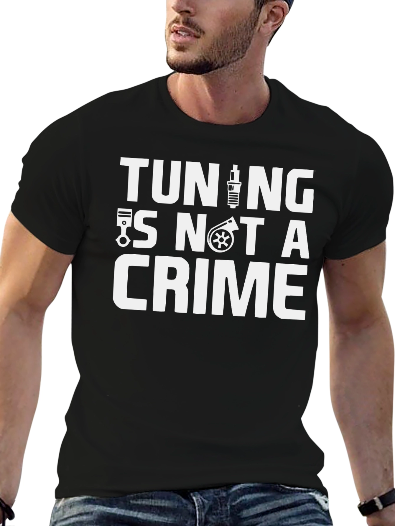 Camiseta Negra: Tuning No Es Un Delito