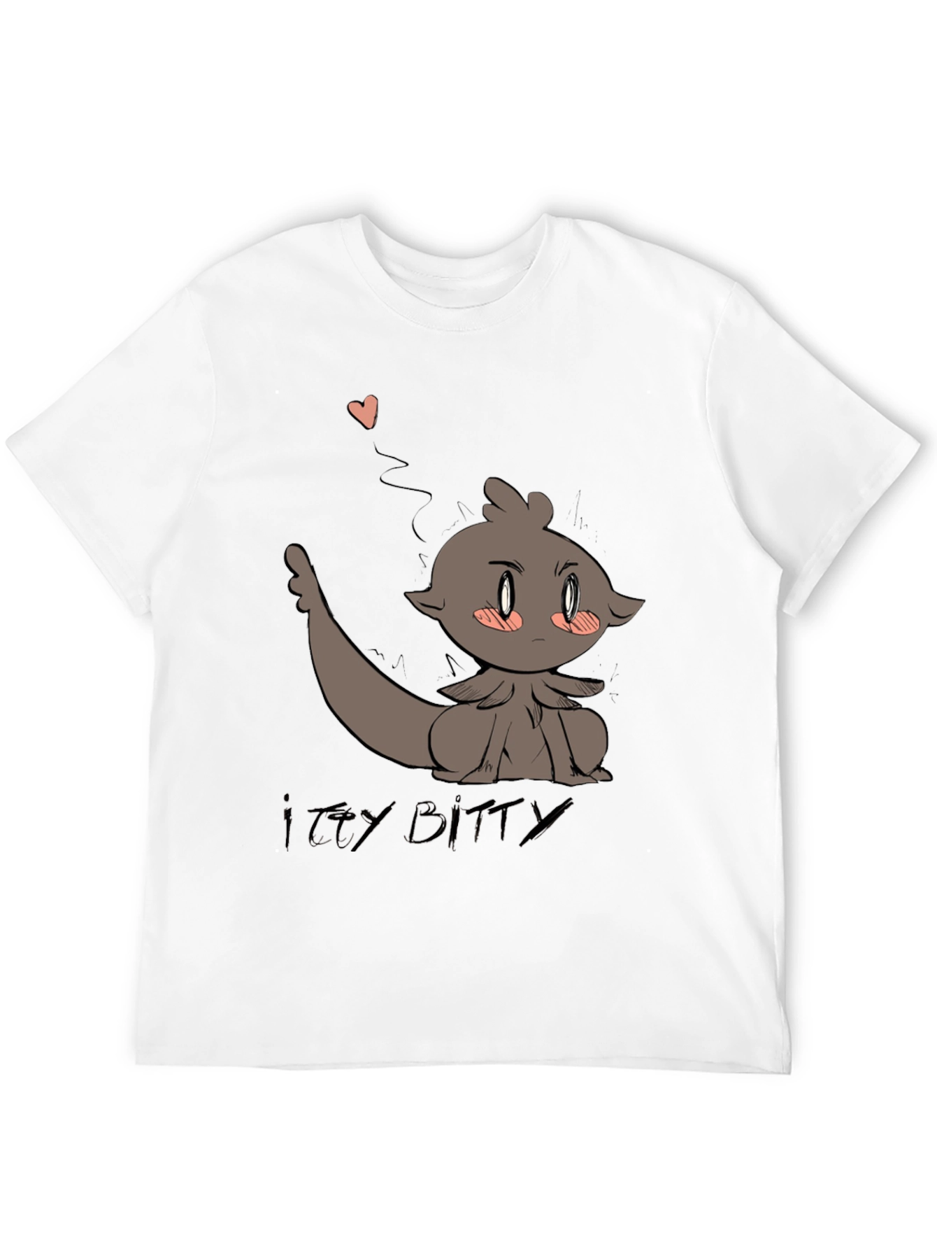 Camiseta Negra con Diseño Animado Itzy Bitty