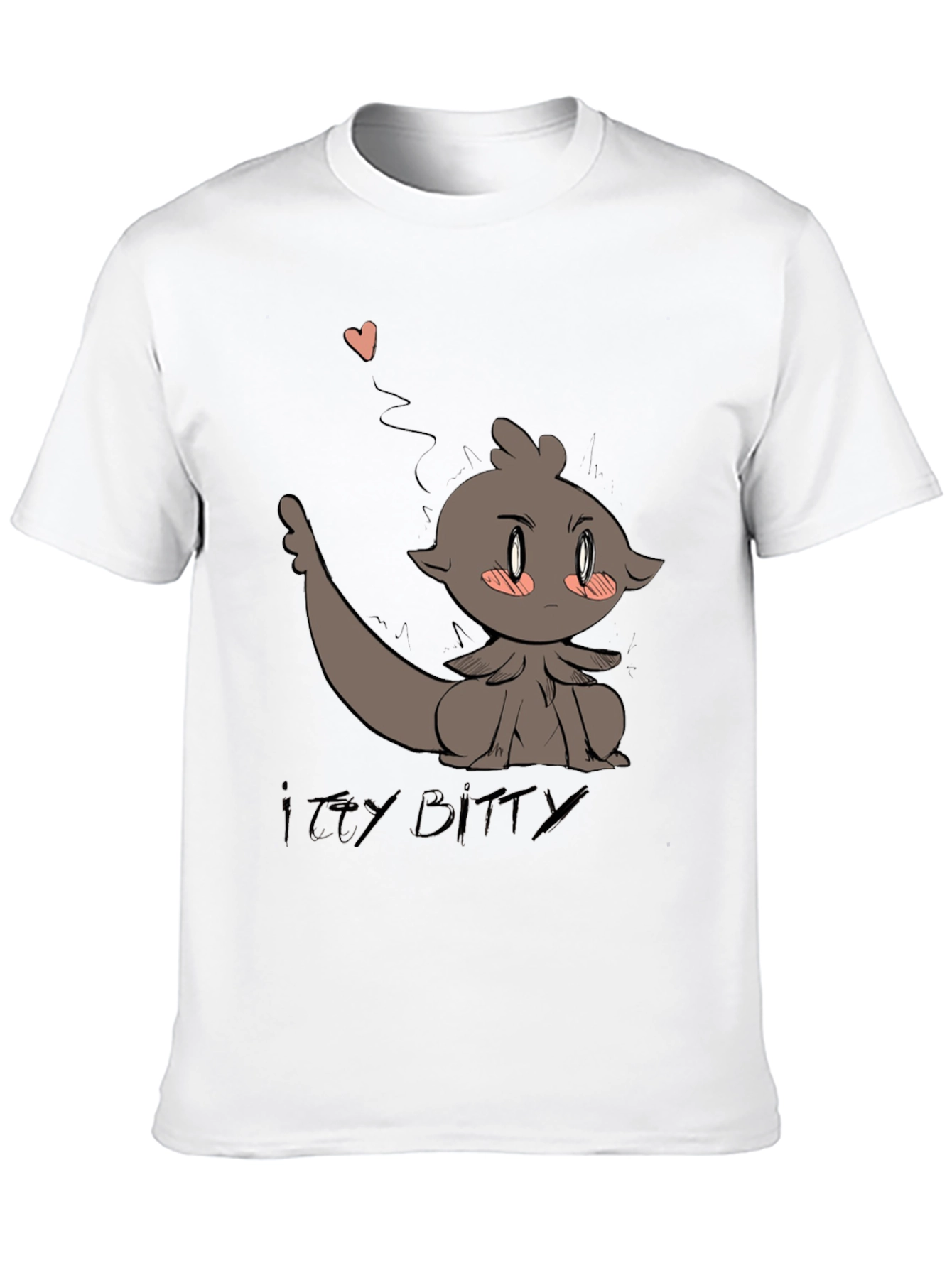 Camiseta Negra con Diseño Animado Itzy Bitty