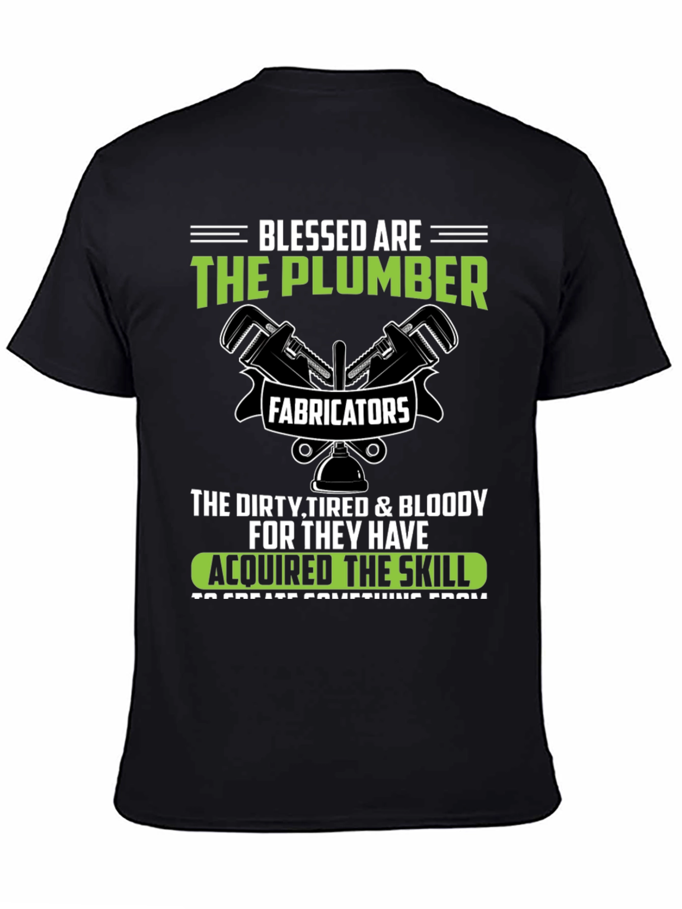 Camiseta Blessed Are The Plumber - Fabricators
