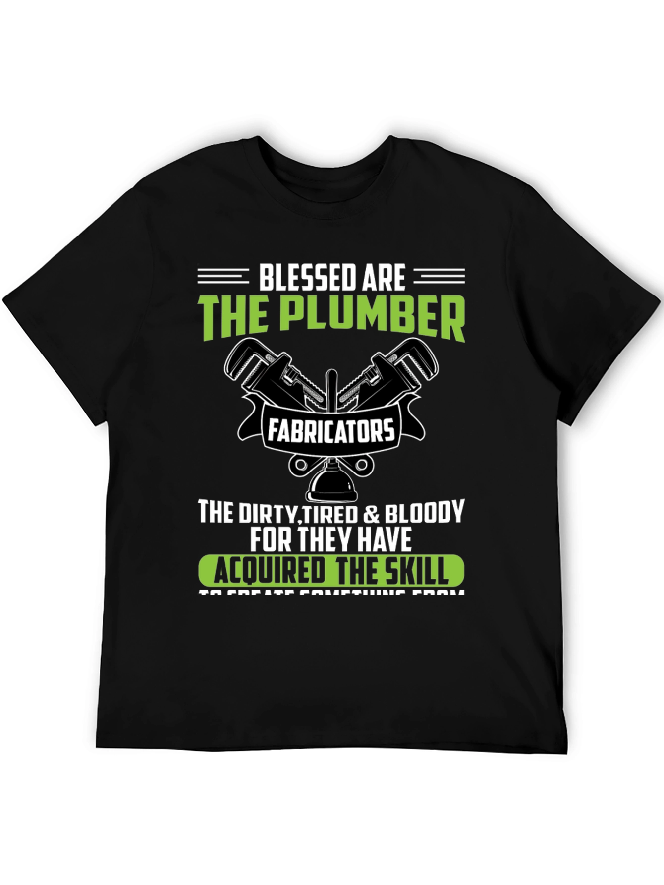 Camiseta Blessed Are The Plumber - Fabricators