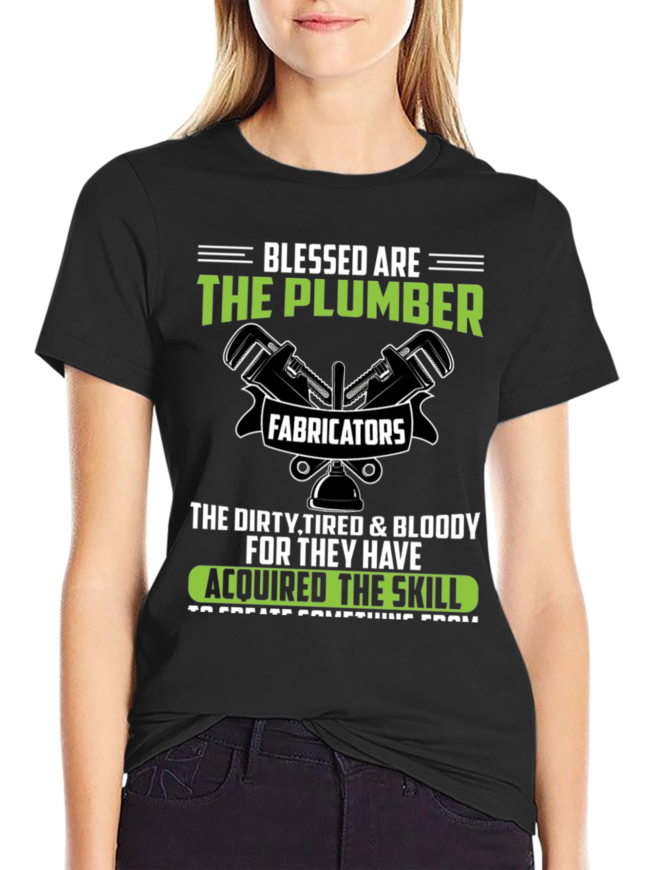 Camiseta Blessed Are The Plumber - Fabricators