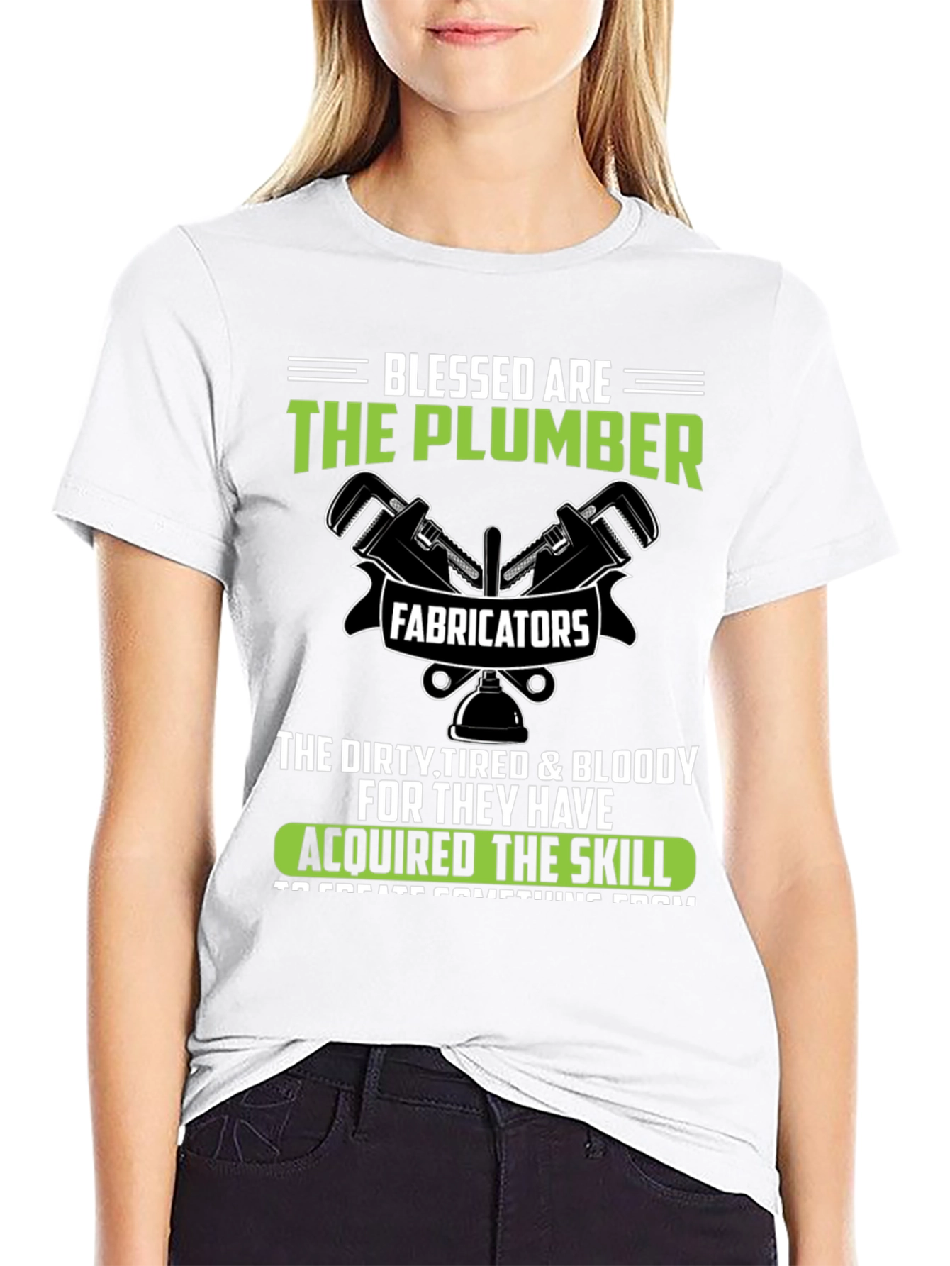 Camiseta Blessed Are The Plumber - Fabricators