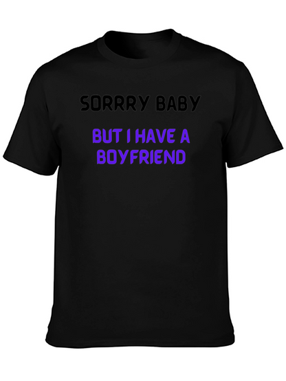 Camiseta Hombre: Lo Siento Tengo Novio