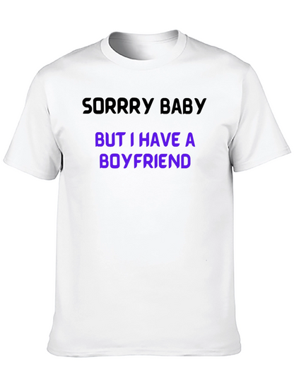 Camiseta Hombre: Lo Siento Tengo Novio