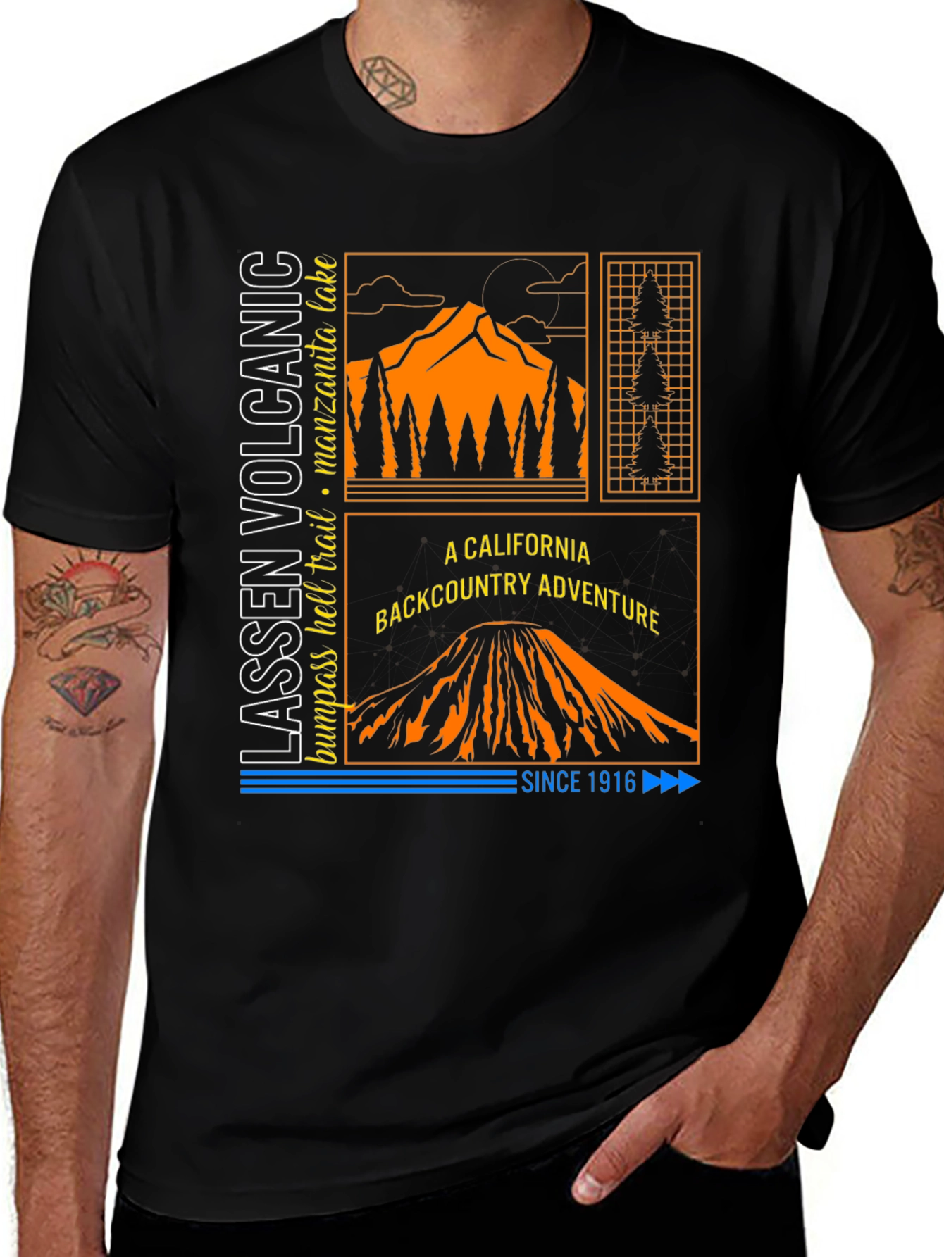 Camiseta Lassen Volcanic Adventure