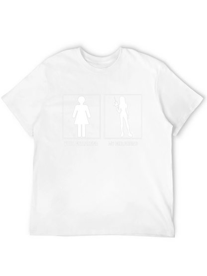 Camiseta Divertida: Mi Novia vs Tu Novia
