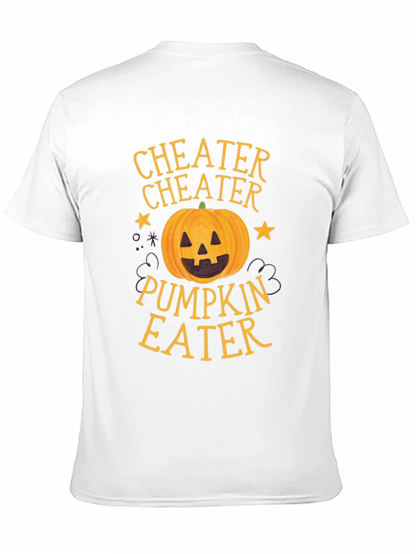 Camiseta Negra Cheater Pumpkin Eater Halloween